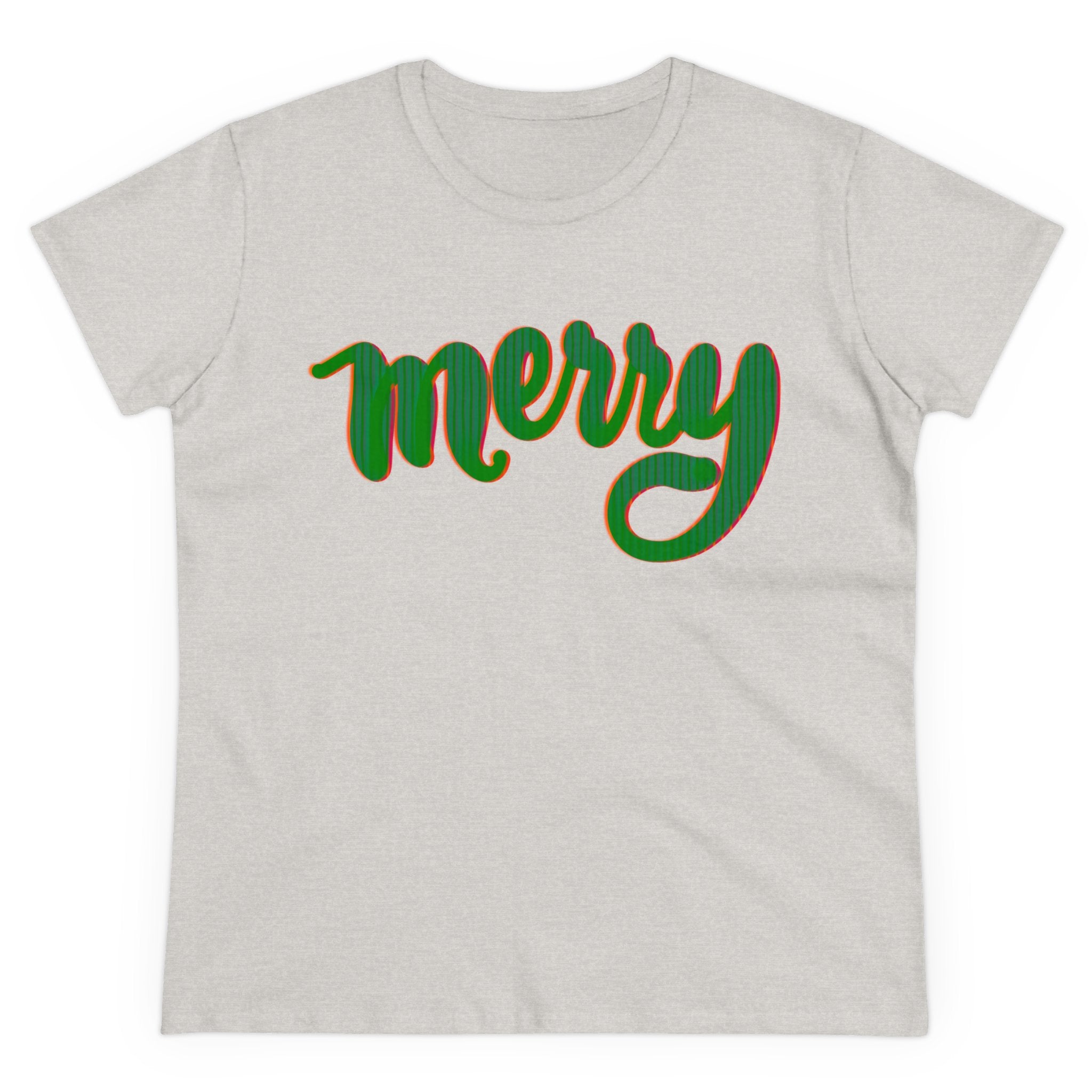 MERRY Women's Midweight Cotton Tee