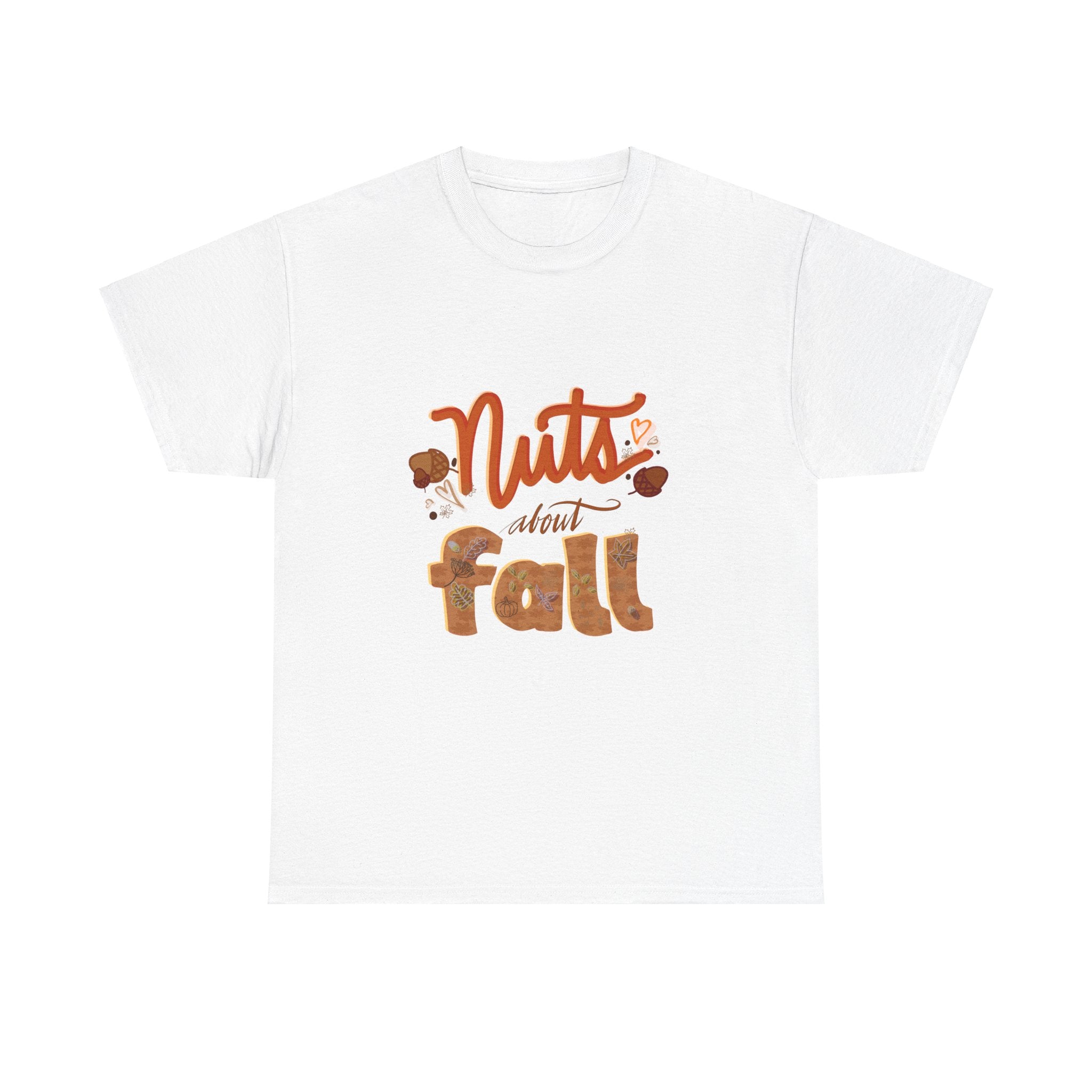 NUTS ABOUT FALL Unisex Heavy Cotton Tee