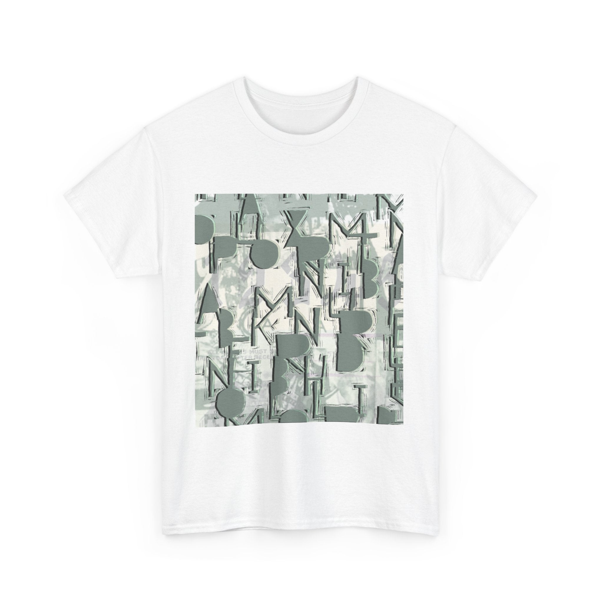 Cotton Tee with Abstract Design - Perfect for Casual Wear and Gifts