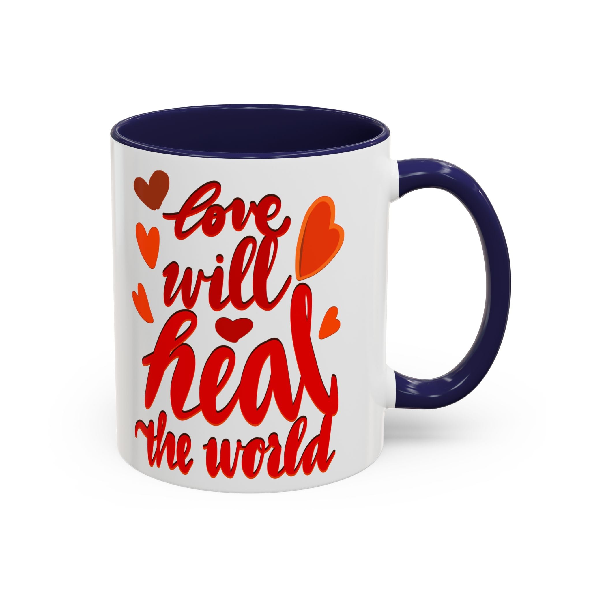 LOVE WILL HEAL THE WORLD mug