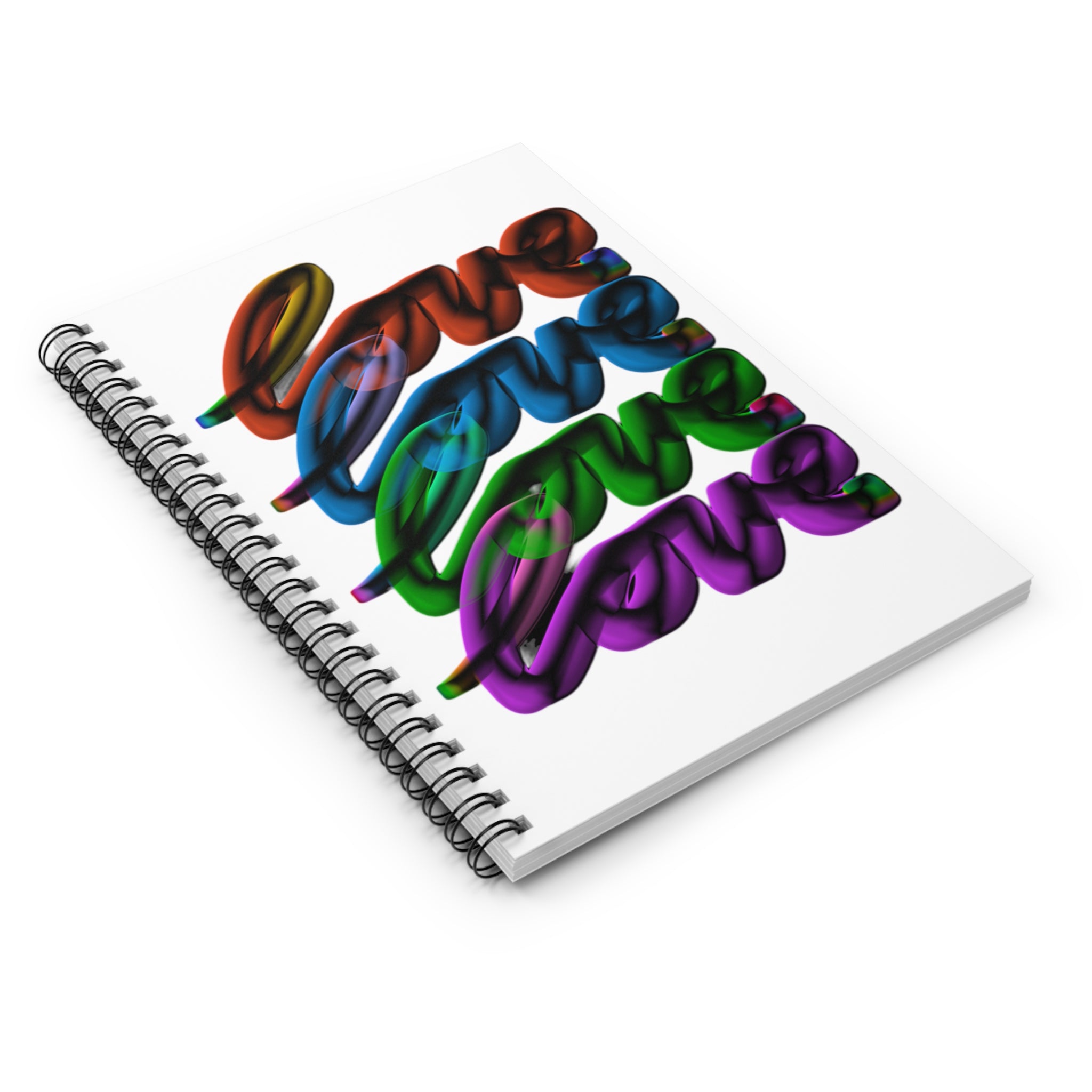 LOVE MULTI Spiral Notebook - Ruled Line