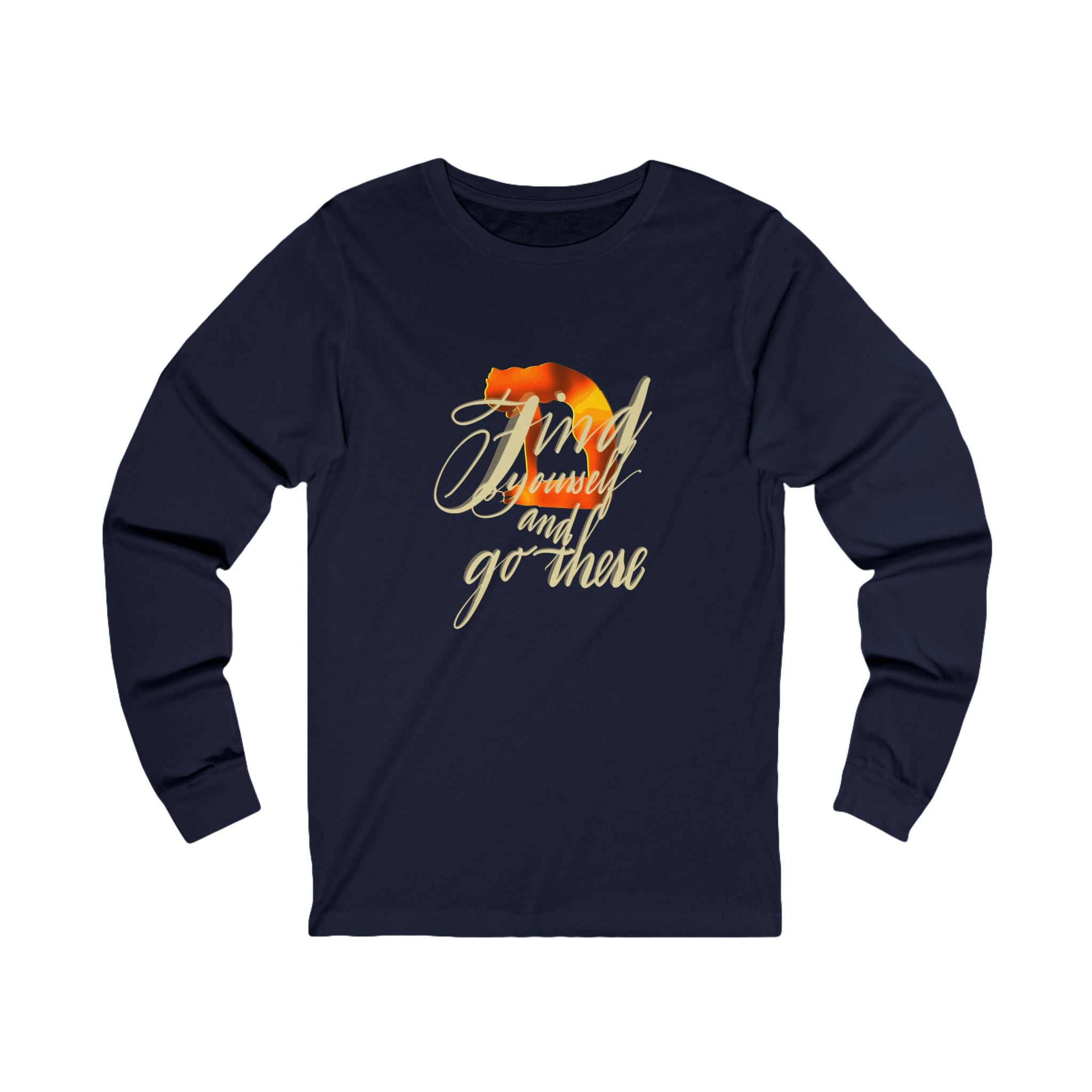 FIND YOURSELF YOGA Unisex Jersey Long Sleeve Tee
