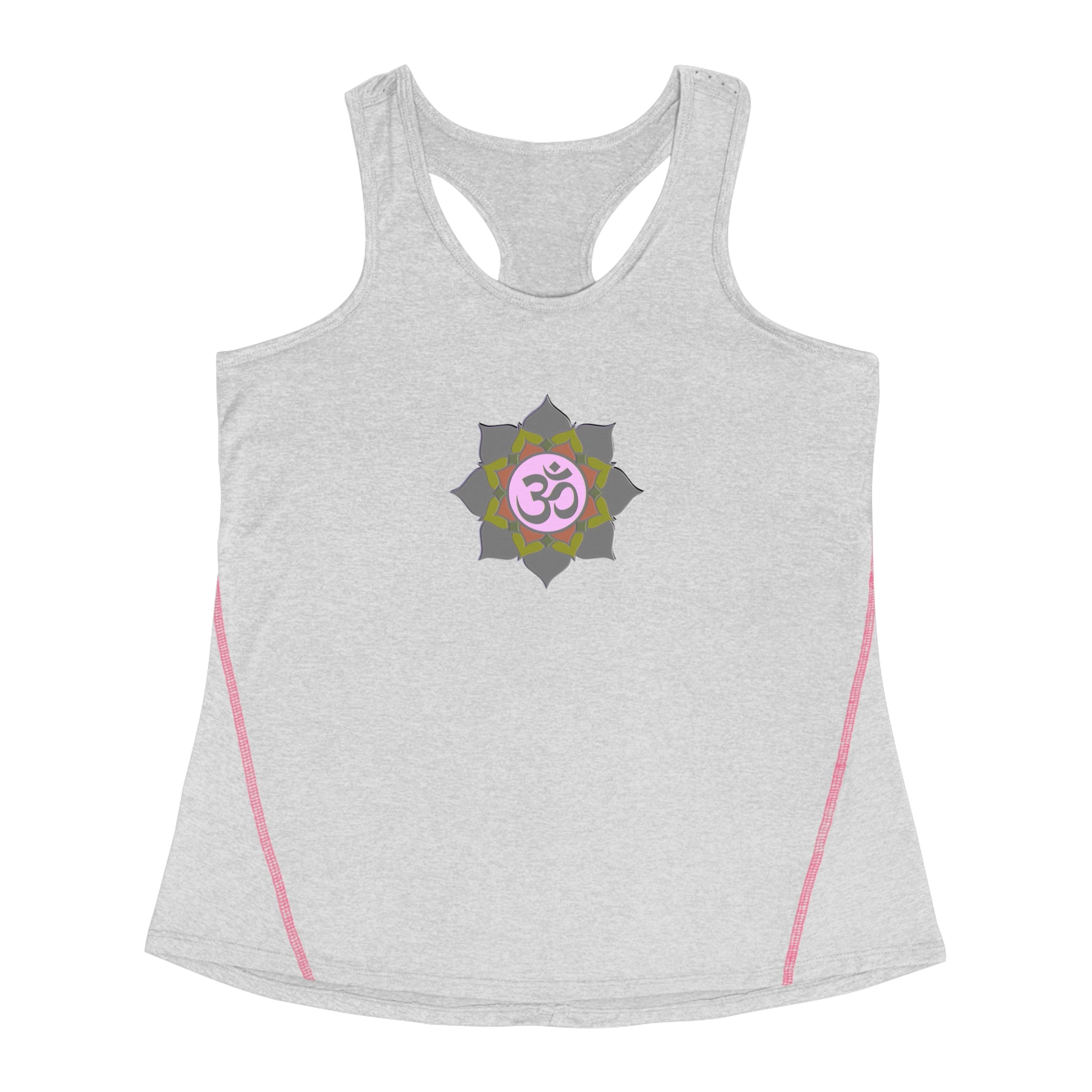 Om Symbol Women's Racerback Sports Top - Yoga & Fitness Tank