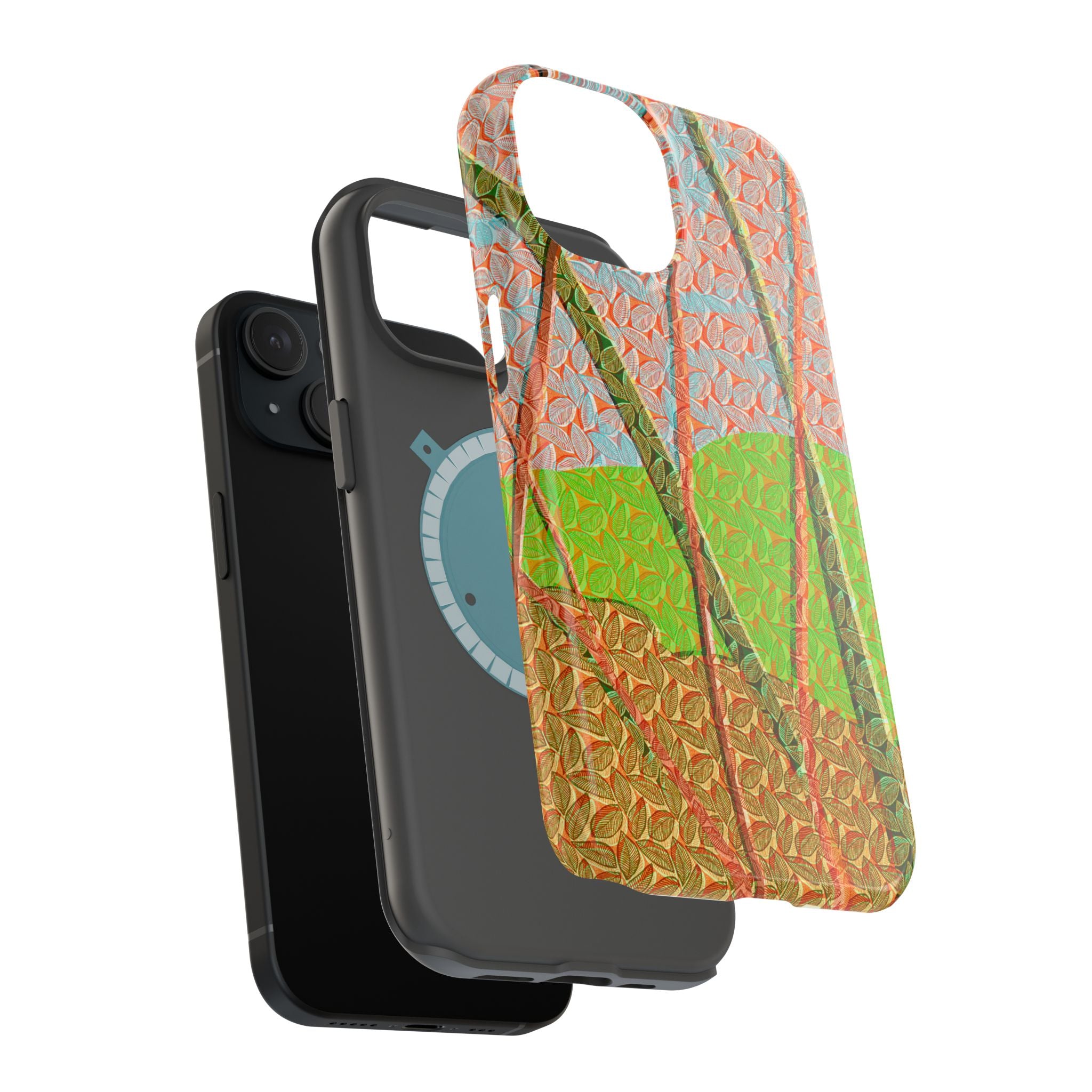Nature-Inspired Magnetic Tough Phone Case - Vibrant Design for Eco-Lovers
