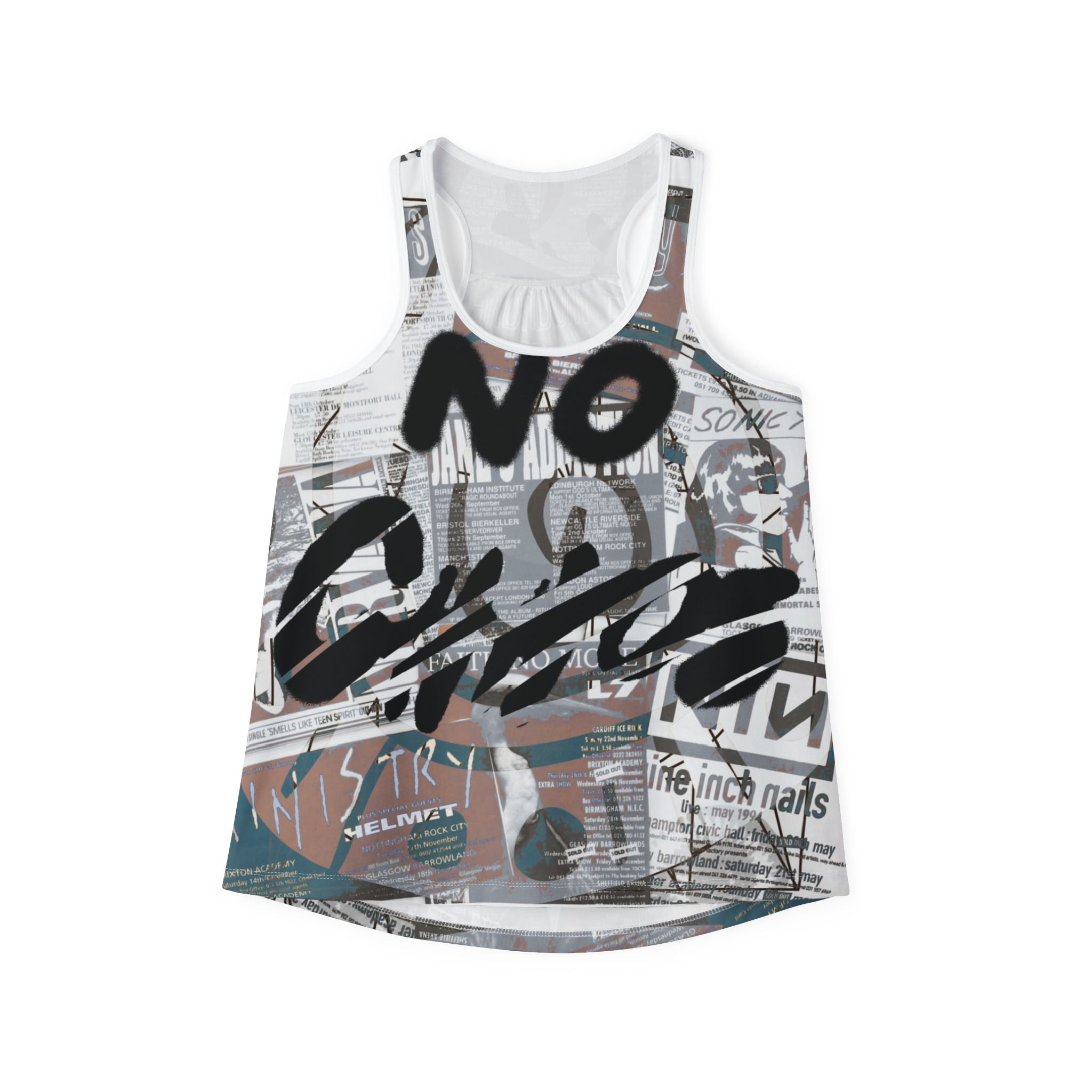 Trendy Women's Tank Top - 'No Chills' Graphic Design