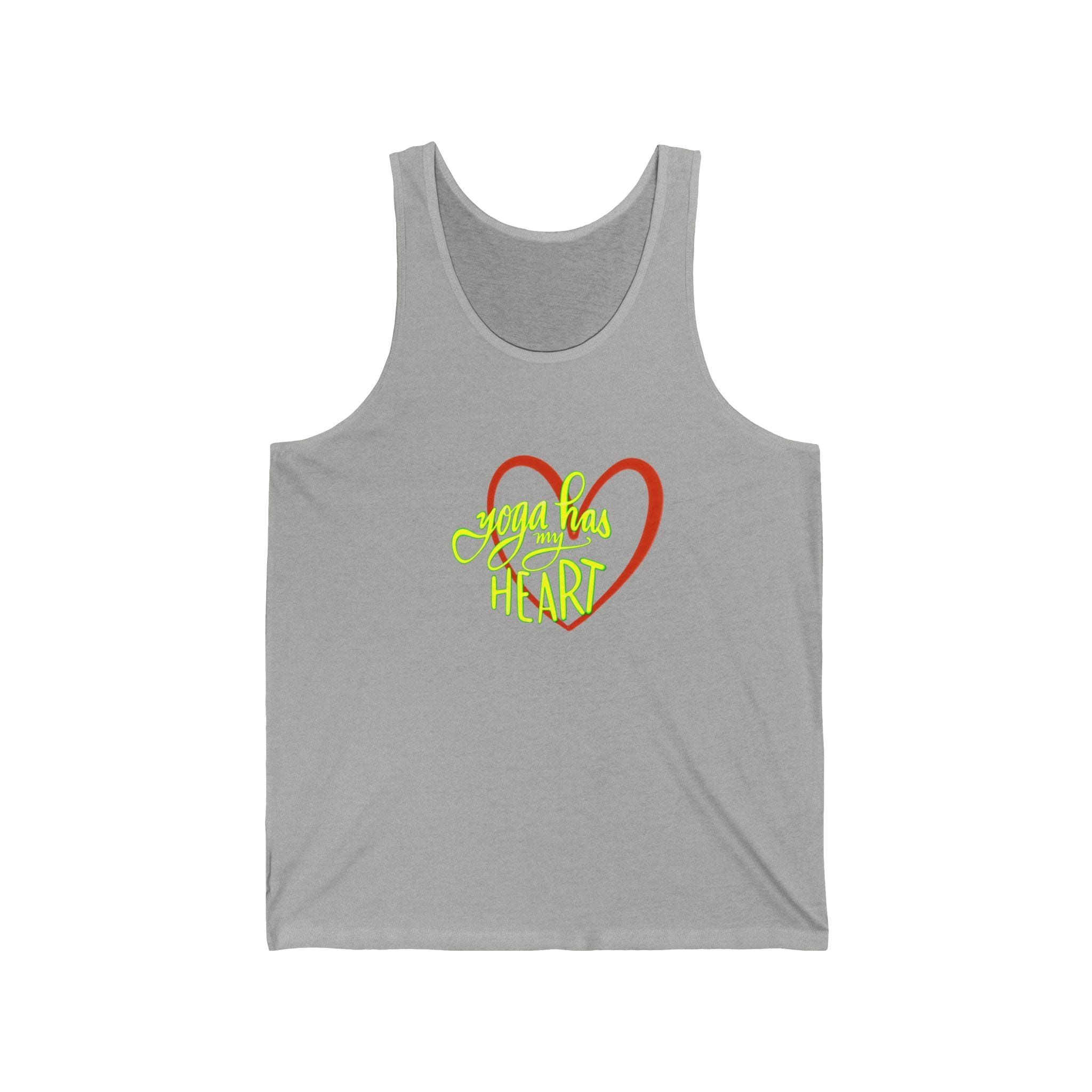 Yoga Has My Heart Jersey Tank