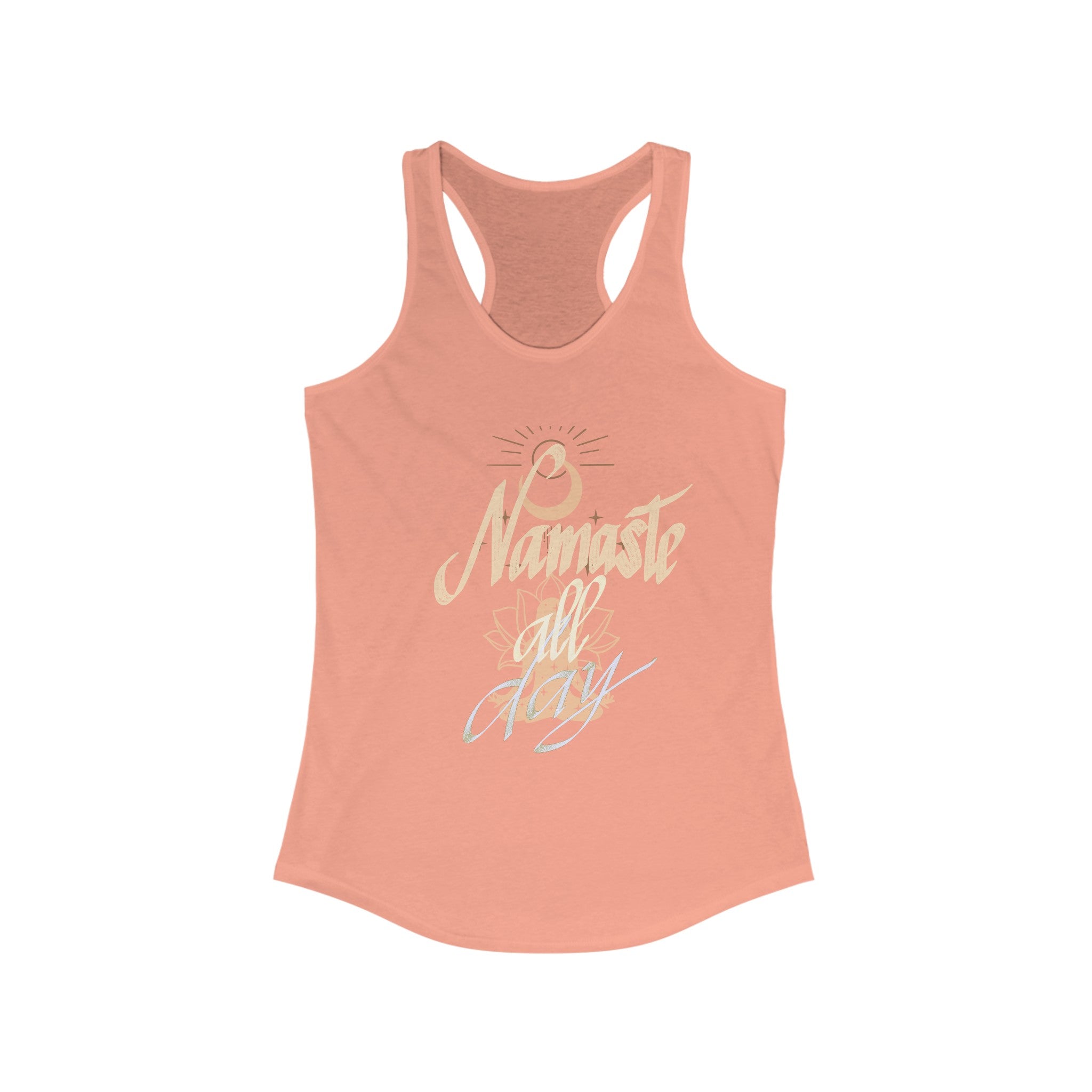 NAMASTE ALL DAY Women's Ideal Racerback Tank