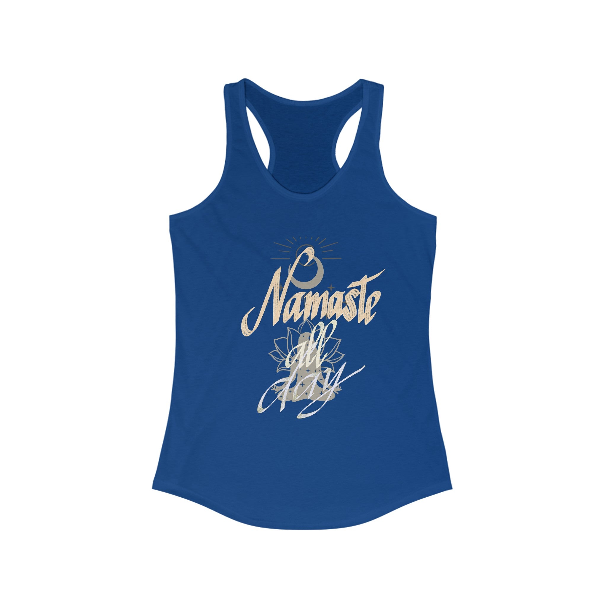 NAMASTE ALL DAY Women's Ideal Racerback Tank