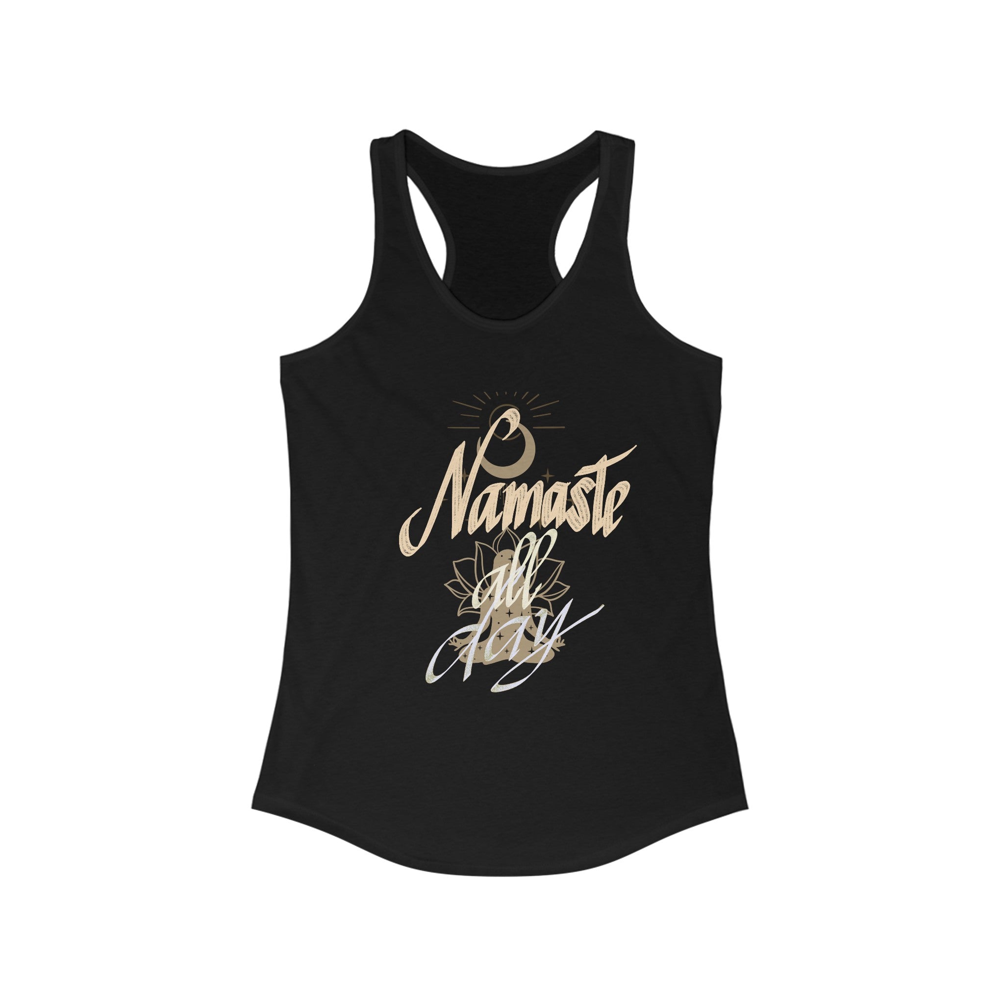 NAMASTE ALL DAY Women's Ideal Racerback Tank
