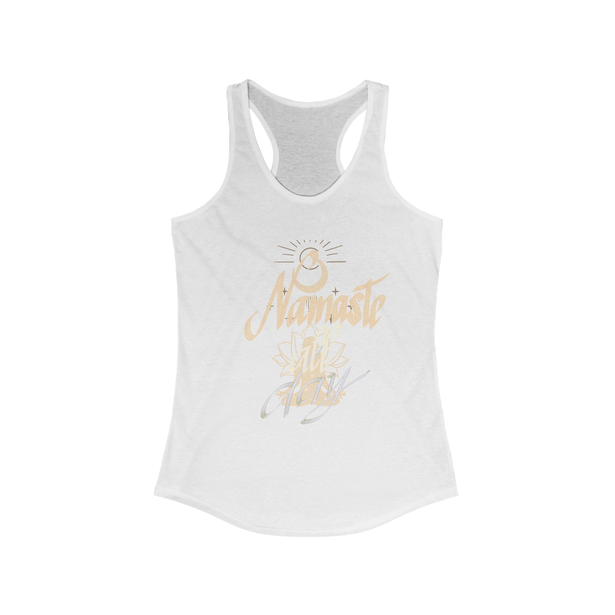 NAMASTE ALL DAY Women's Ideal Racerback Tank