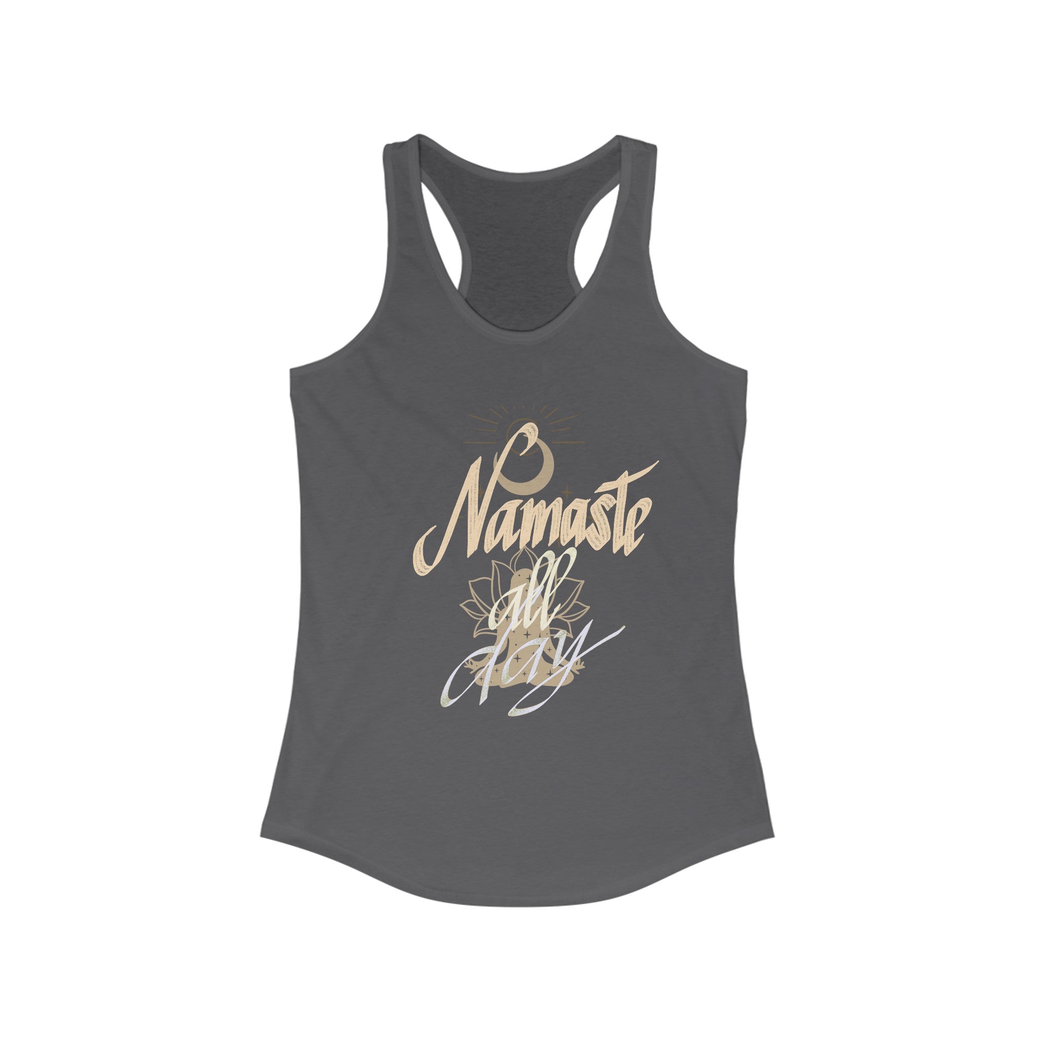 NAMASTE ALL DAY Women's Ideal Racerback Tank