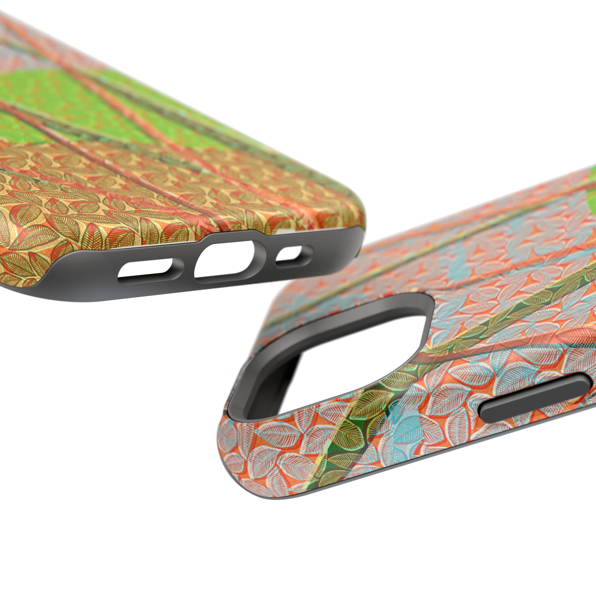 Nature-Inspired Magnetic Tough Phone Case - Vibrant Design for Eco-Lovers