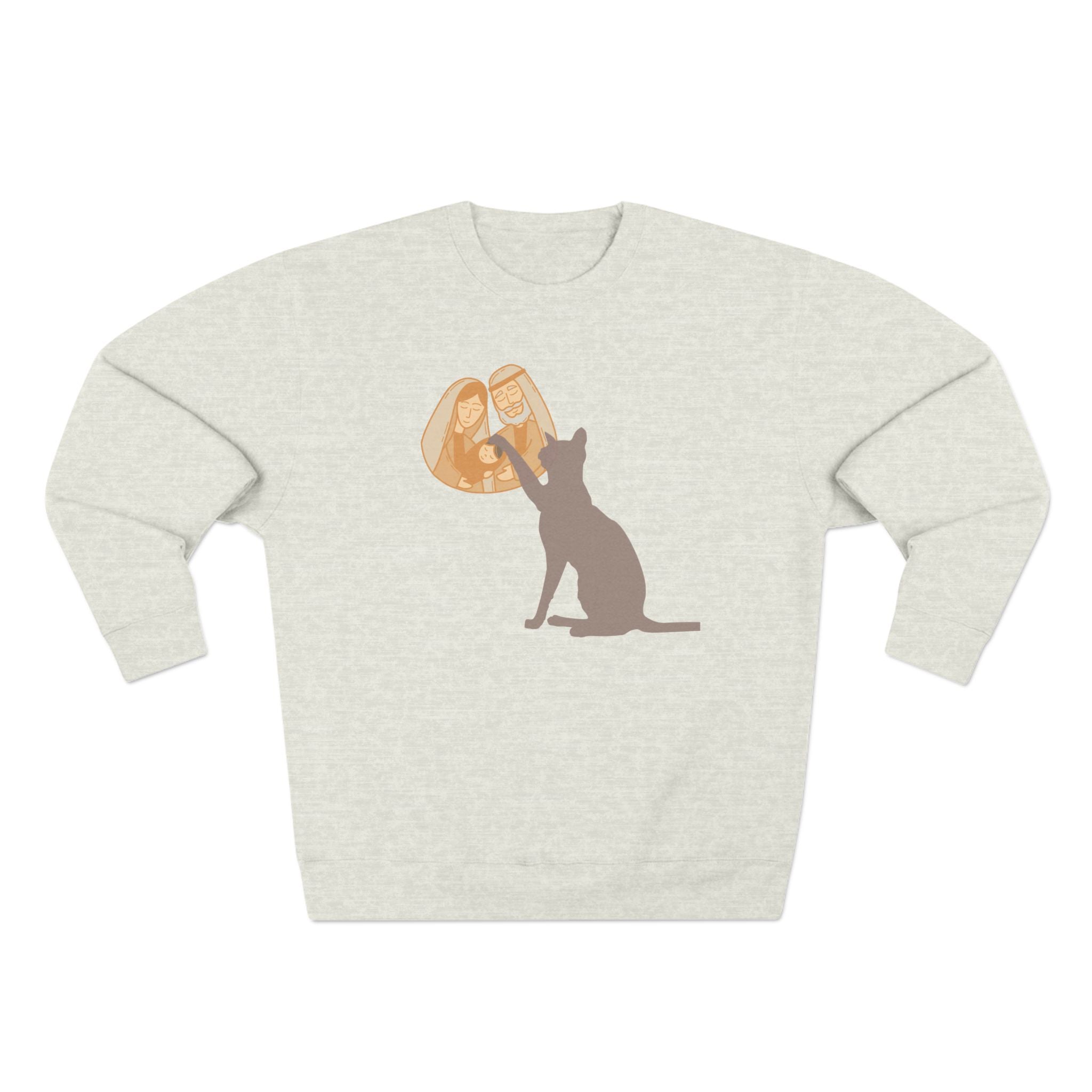 HOLY FAMILY WITH CAT Sweatshirt