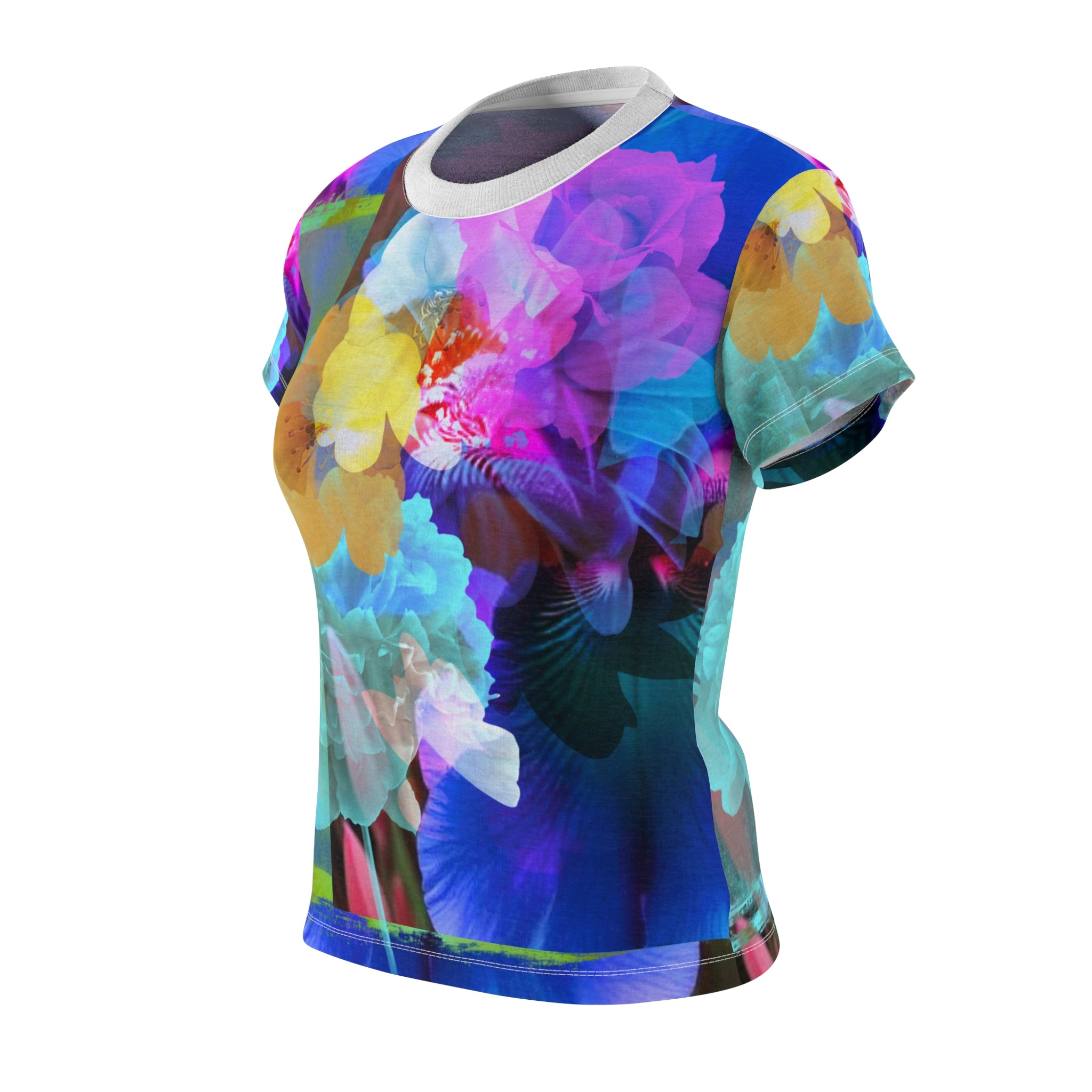 FLOWERS FOR DAYS Women's Cut & Sew Tee (AOP)