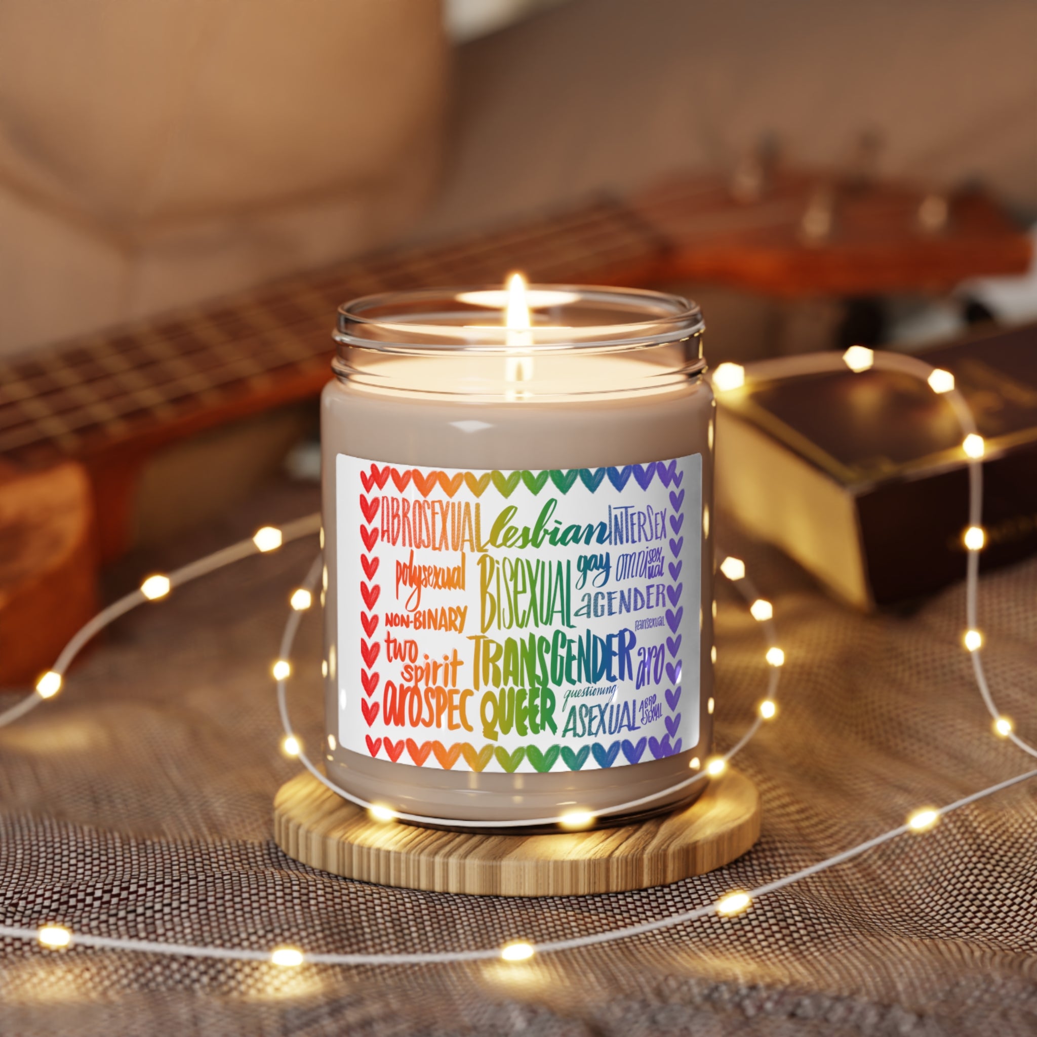 LGBTQIA+ Scented Soy Candle, 9oz