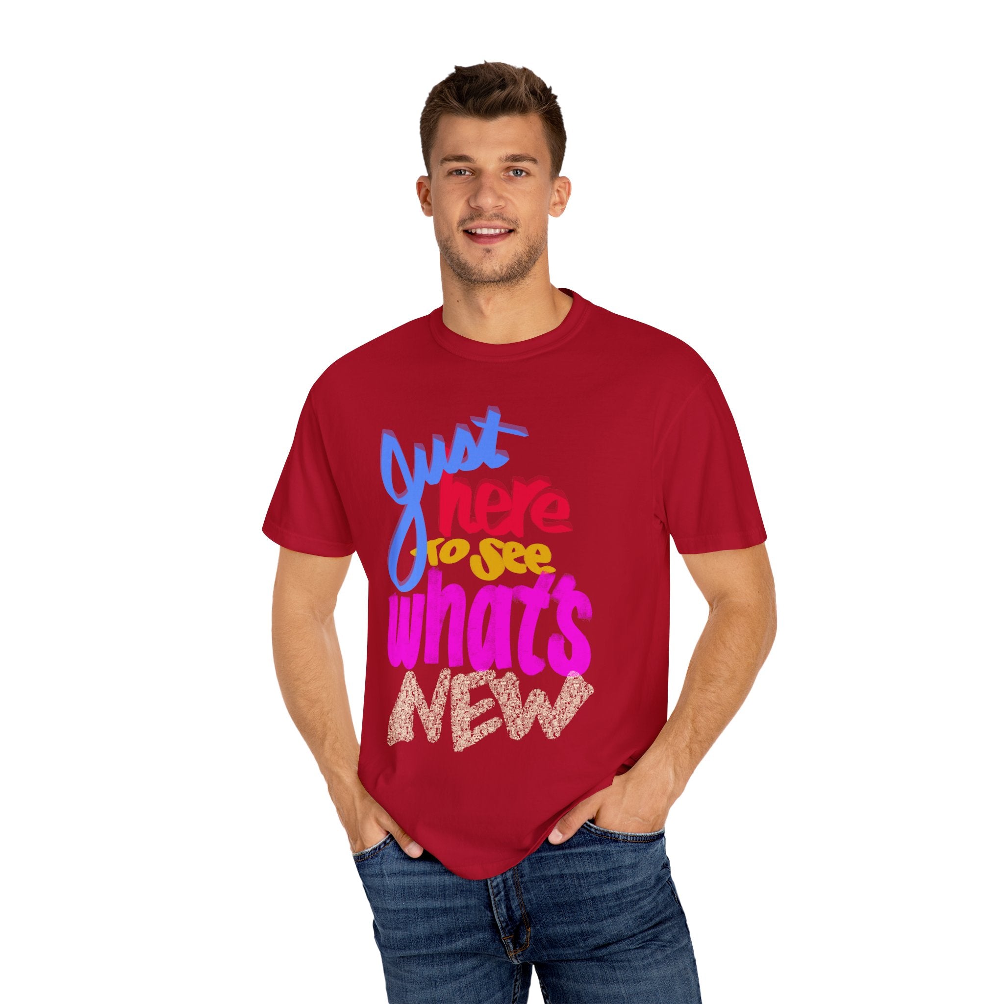 WHAT’S NEW Unisex Garment-Dyed T-shirt