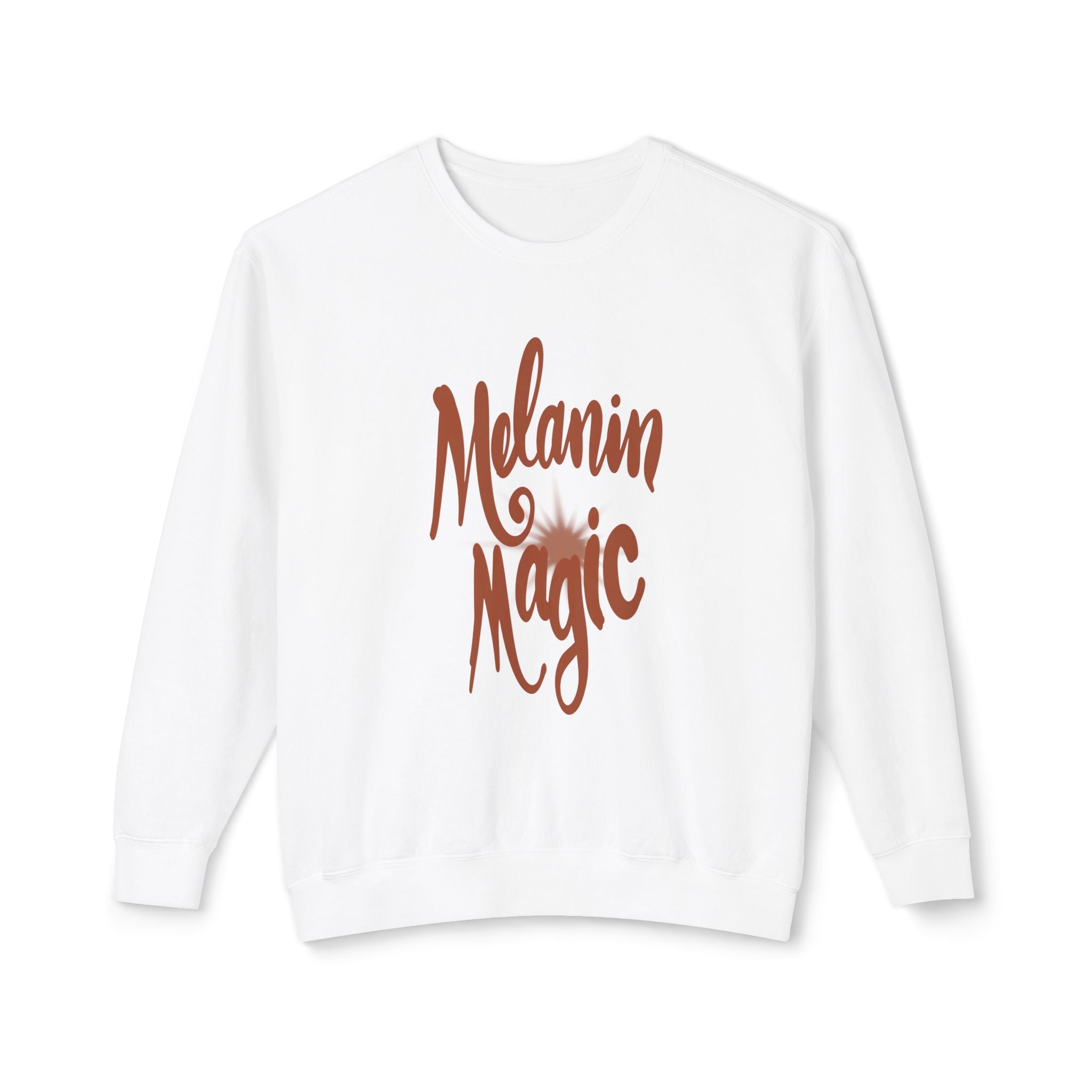 Melanin Magic Crewneck Sweatshirt — Comfort Fit Inspirational Graphic