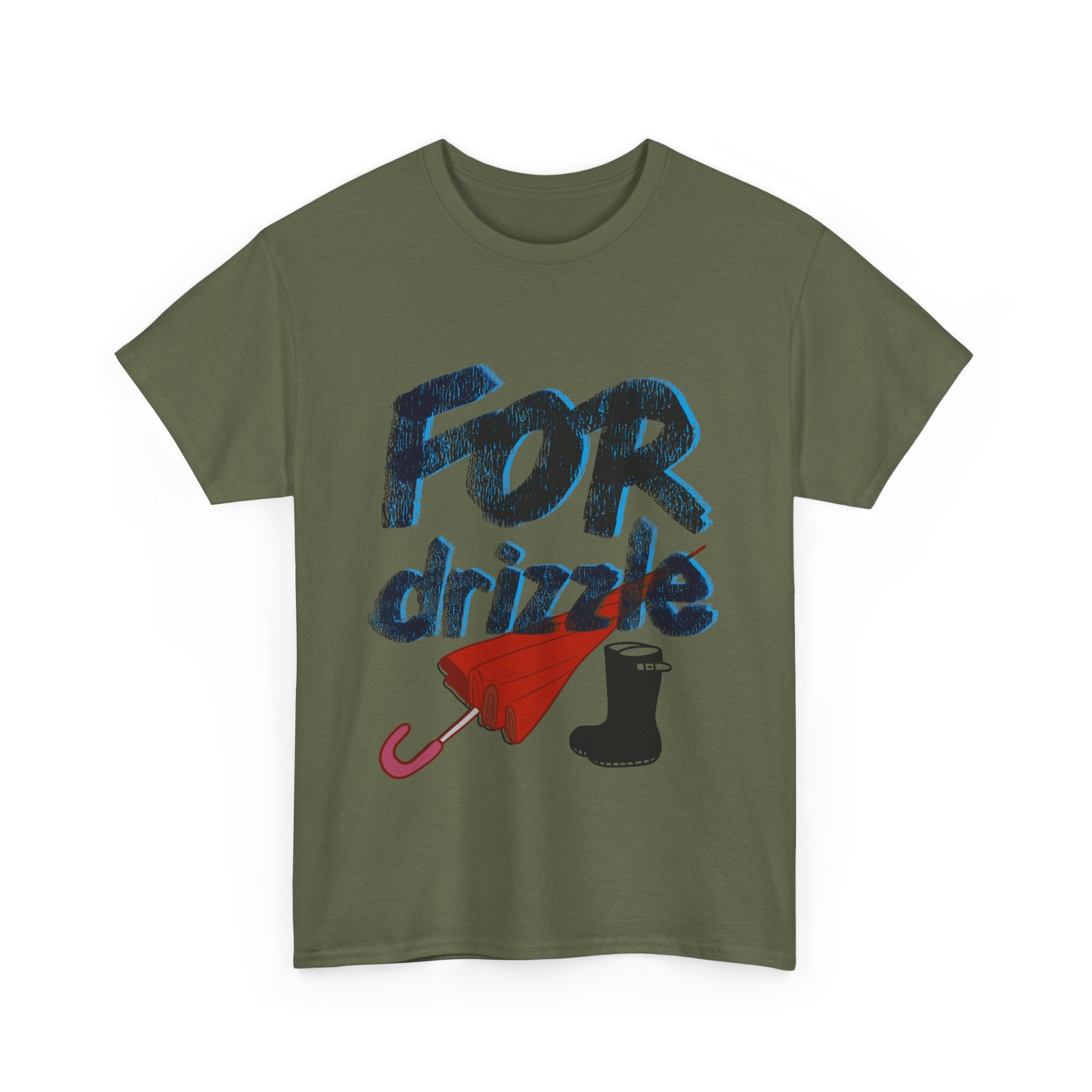 FOR DRIZZLE Unisex Heavy Cotton Tee