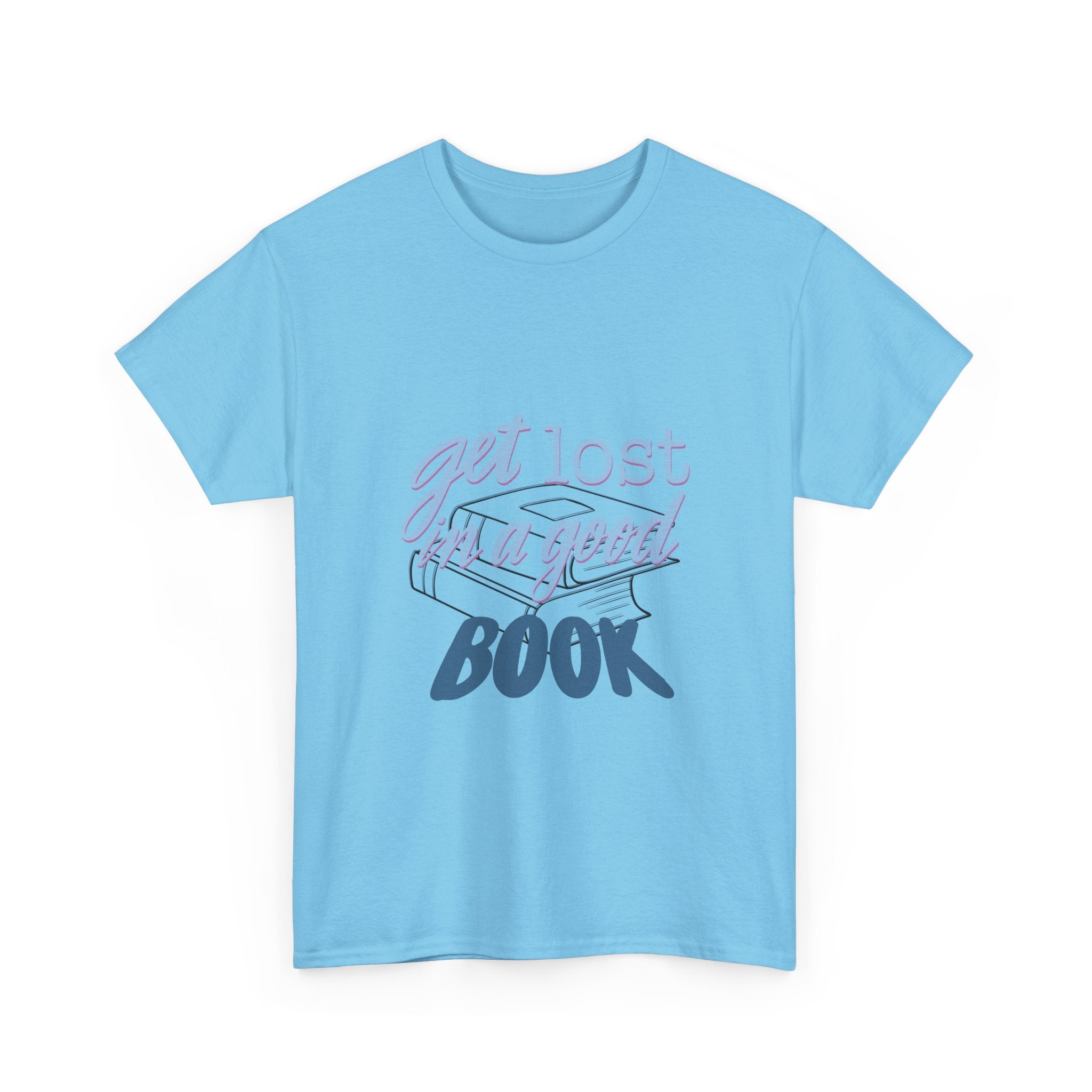 Get Lost in a Good Book Unisex Heavy Cotton Tee - Perfect for Book Lovers