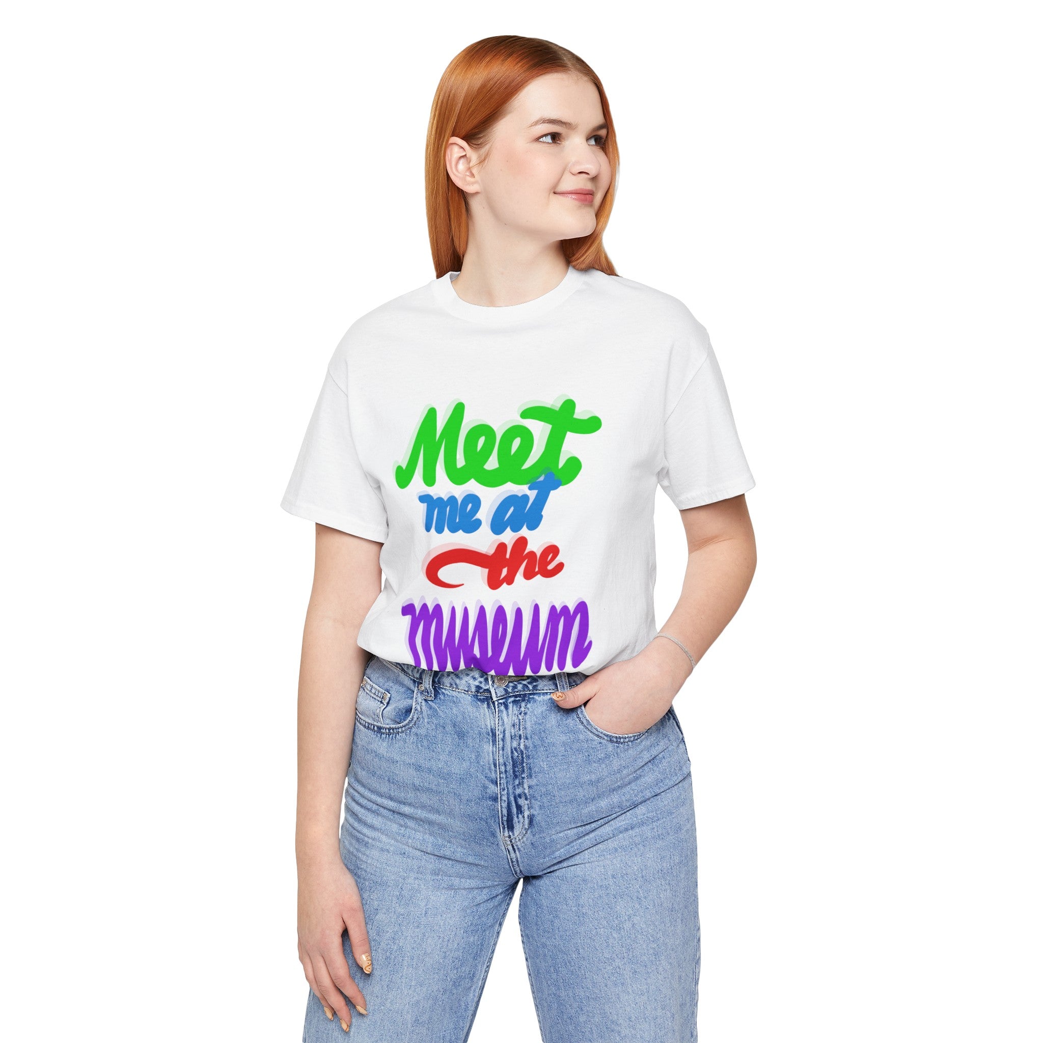 MEET ME AT THE MUSEUM Unisex Jersey Short Sleeve Tee