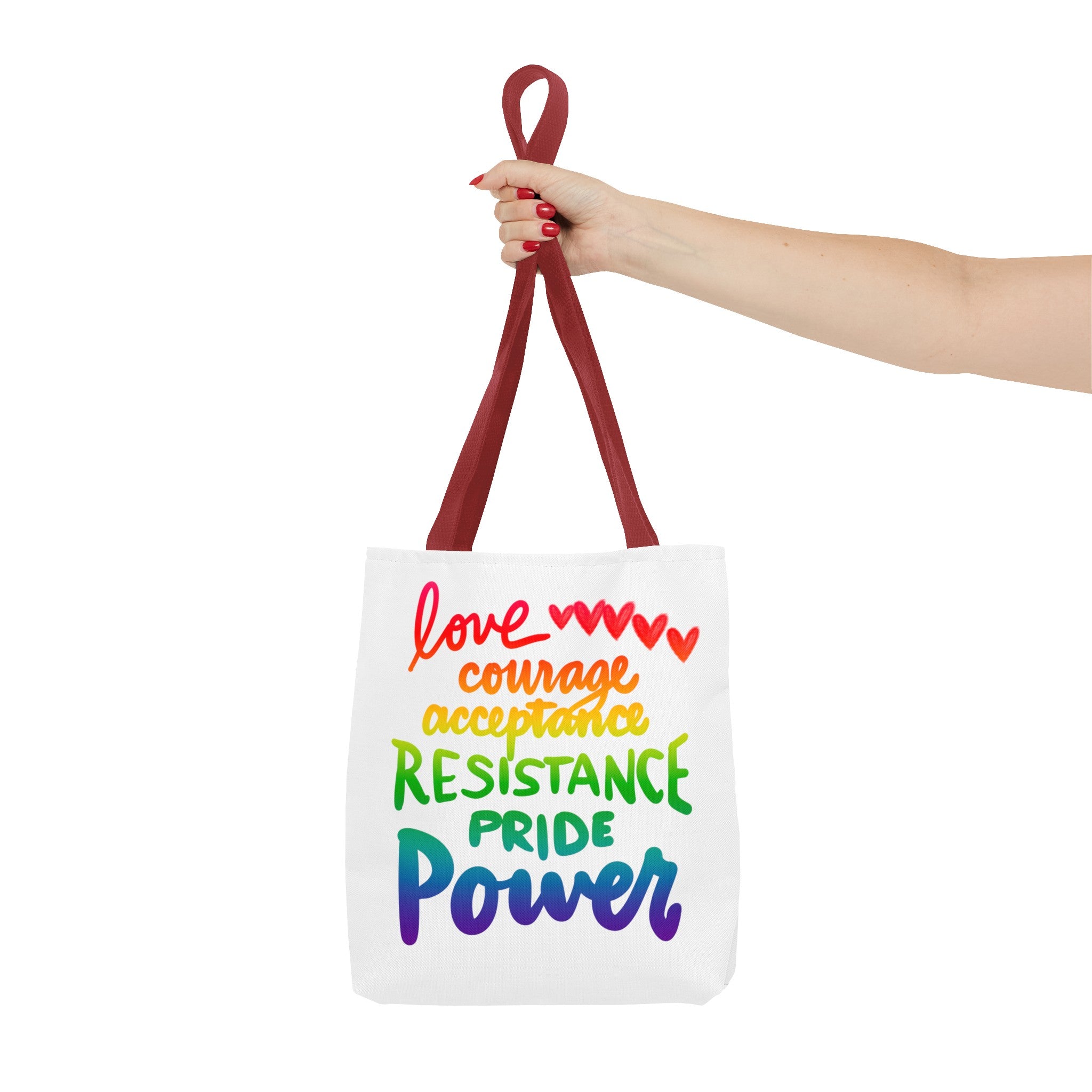 LOVE COURAGE ETC Tote Bag (AOP)