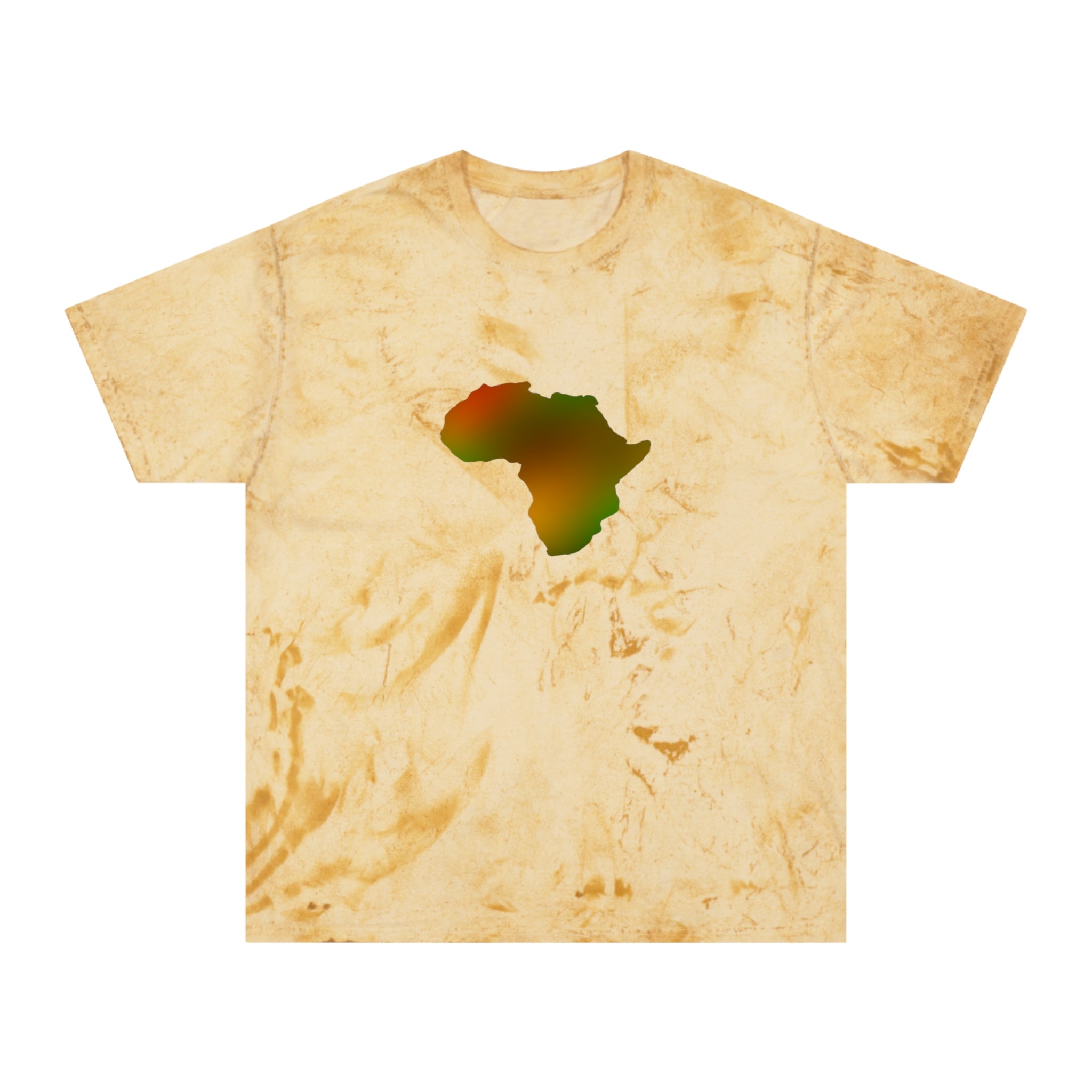 Unisex Color Blast Africa T-Shirt - Vibrant Graphic Tee for Cultural Celebrations