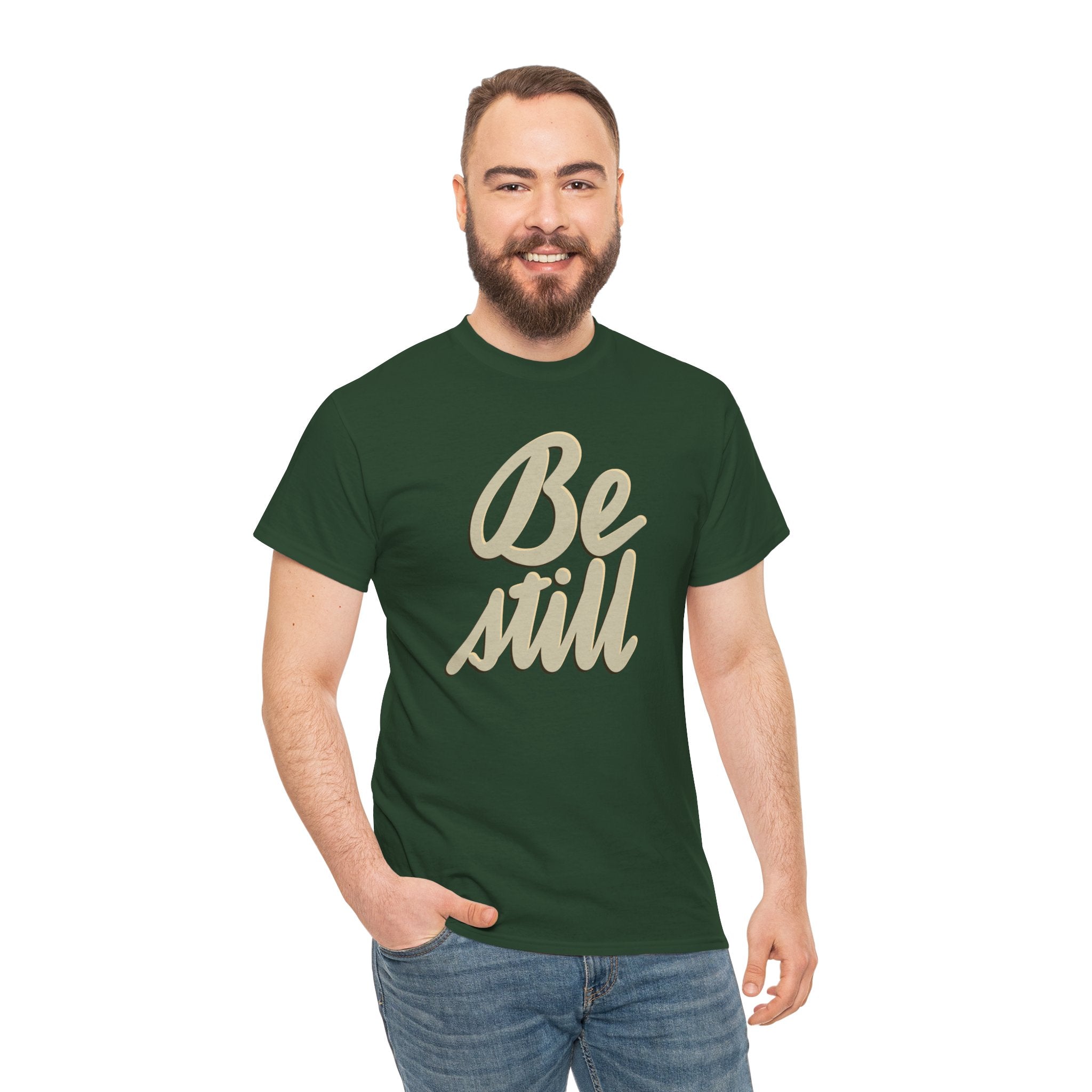 BE STILL Heavy Cotton Tee