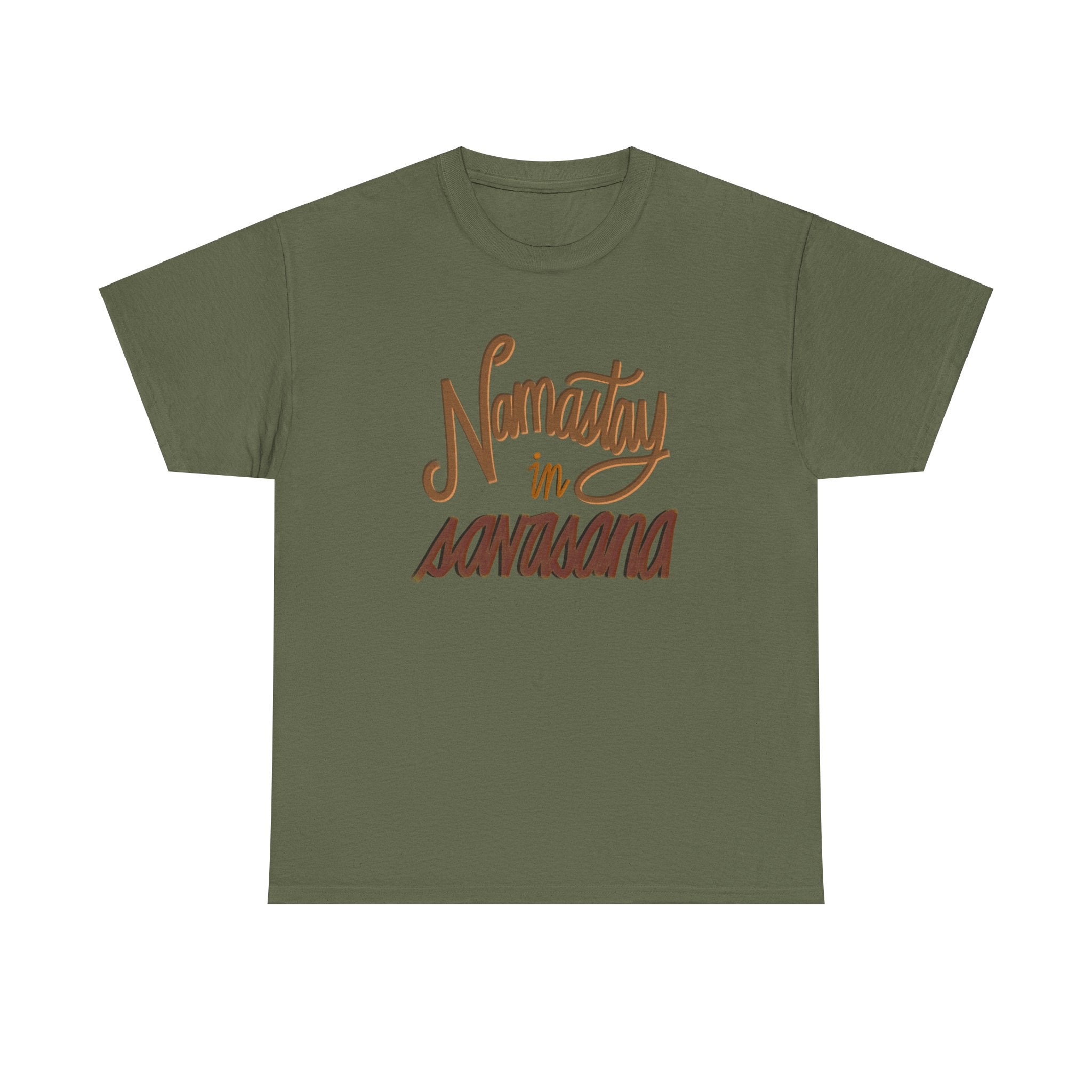 NAMASTAY IN SAVASANA Unisex Heavy Cotton Tee