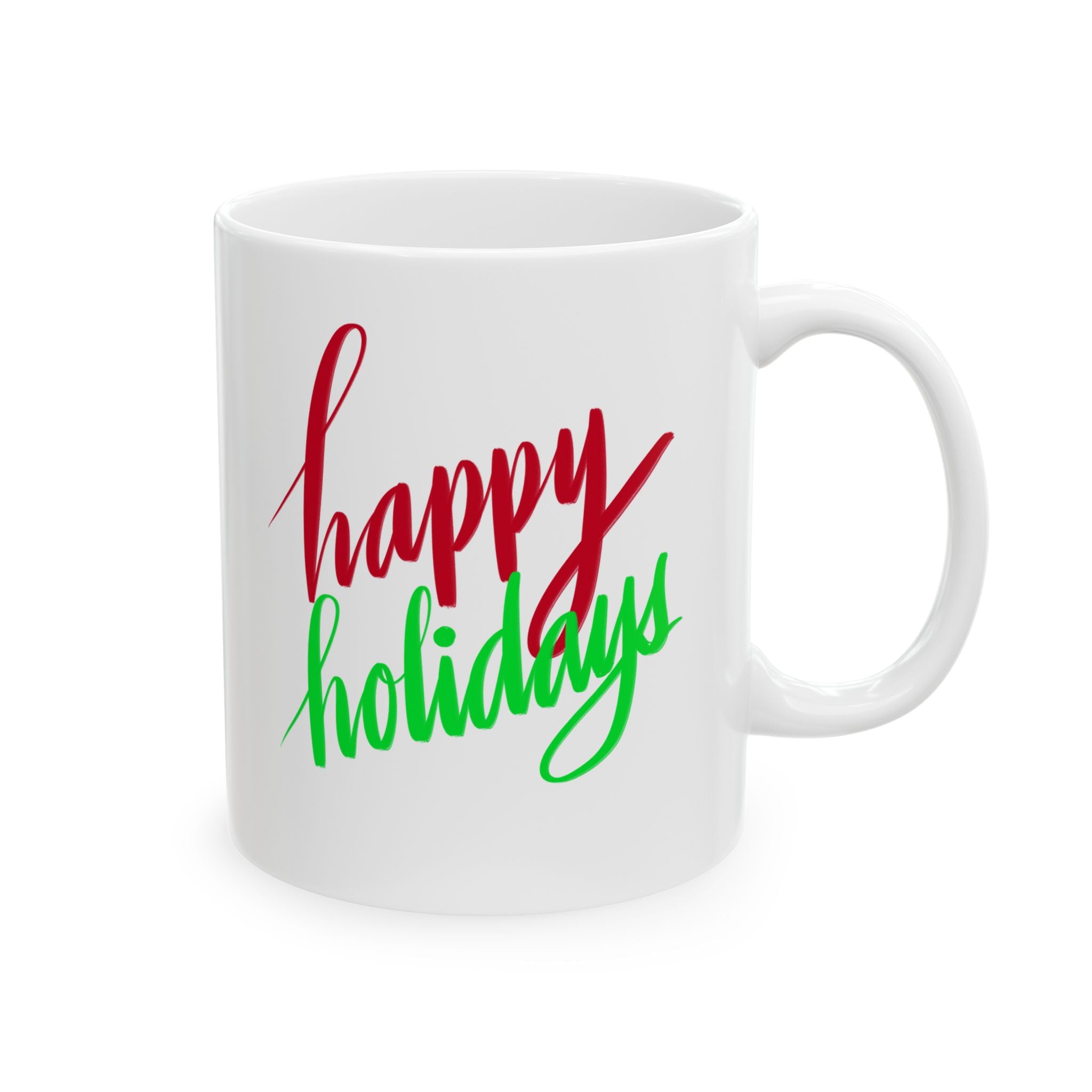 HAPPY HOLIDAYS Mug, (11oz)