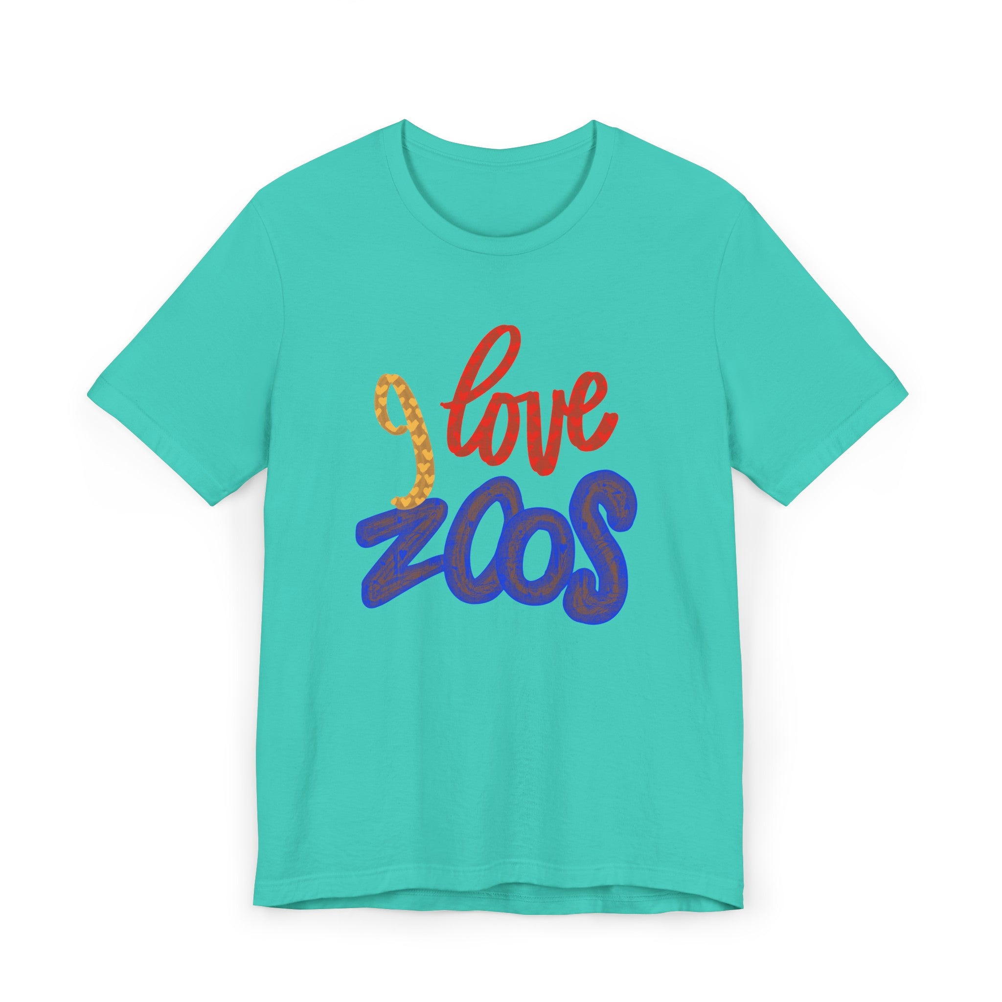 I LOVE ZOOS Unisex Jersey Short Sleeve Tee