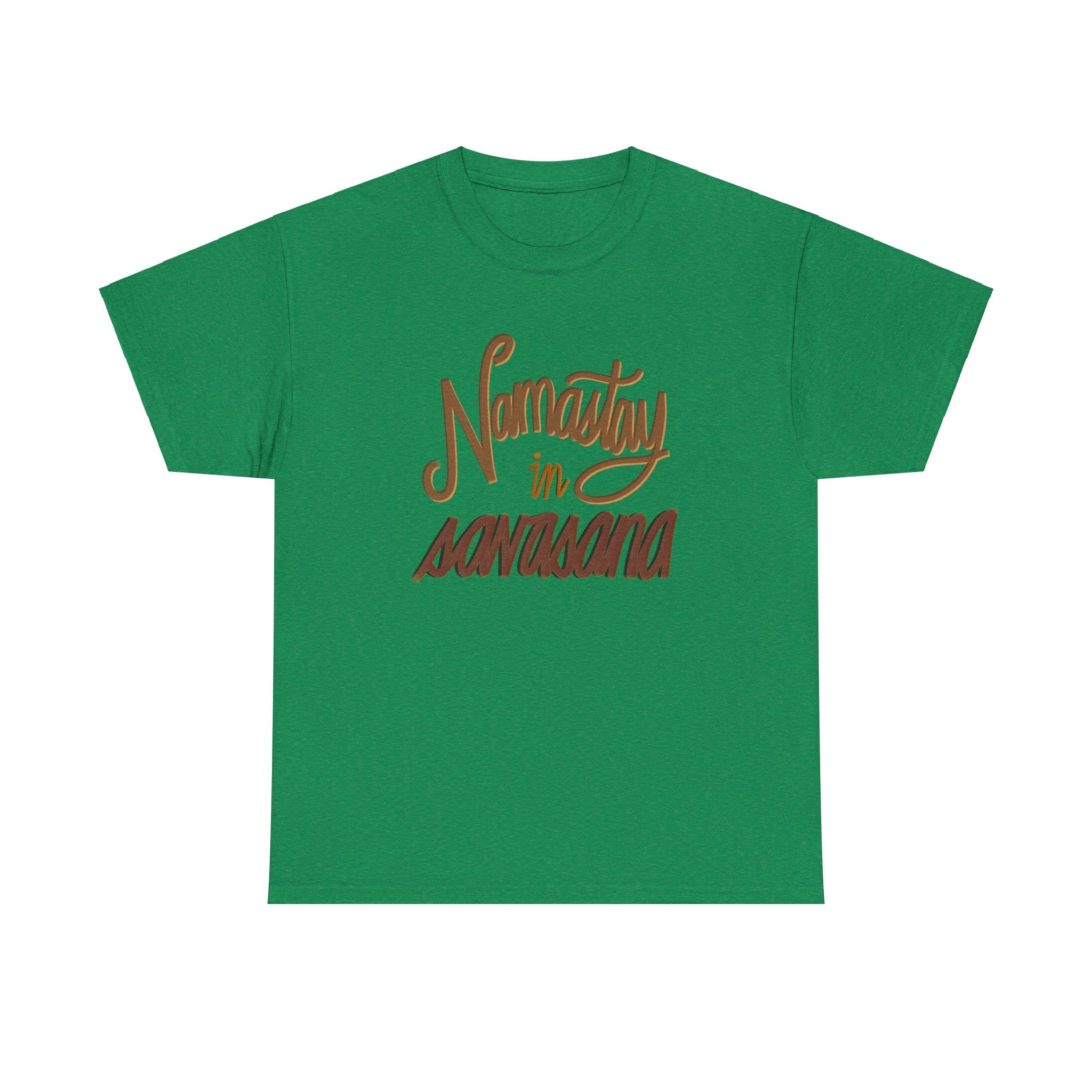 NAMASTAY IN SAVASANA Unisex Heavy Cotton Tee