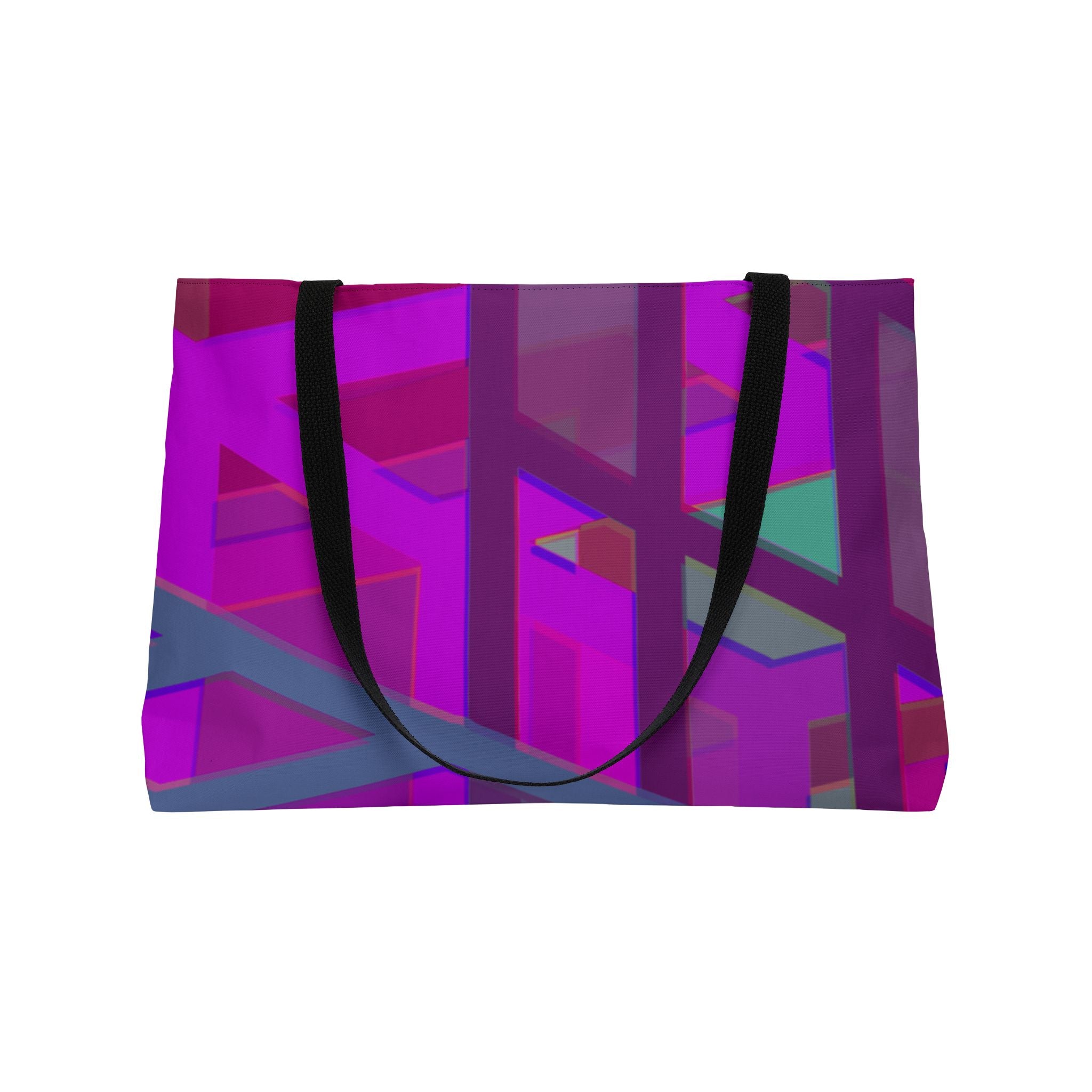 Vibrant Geometric Weekender Tote Bag - Perfect for Travel & Leisure