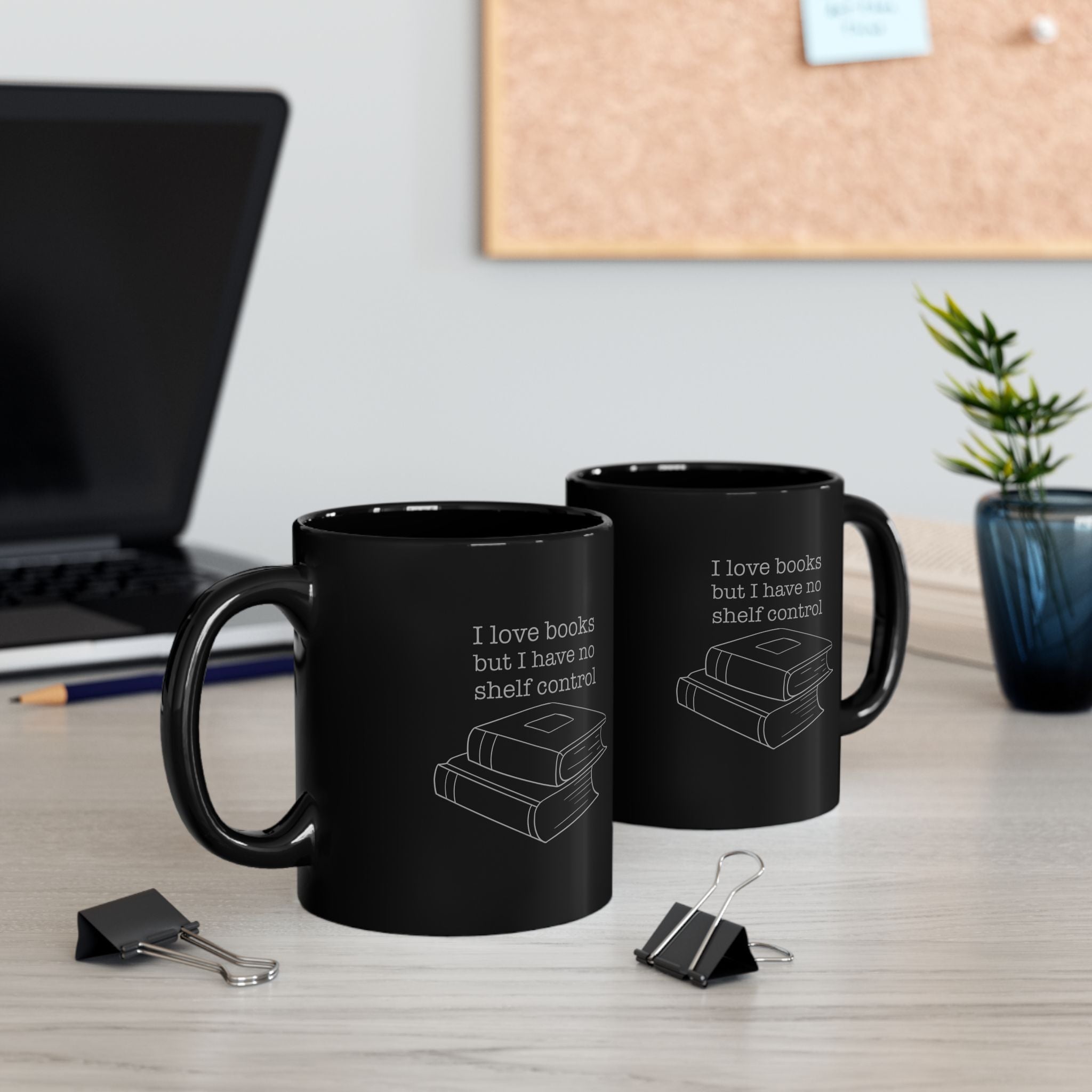 Shelf Control Black Mug (11oz)