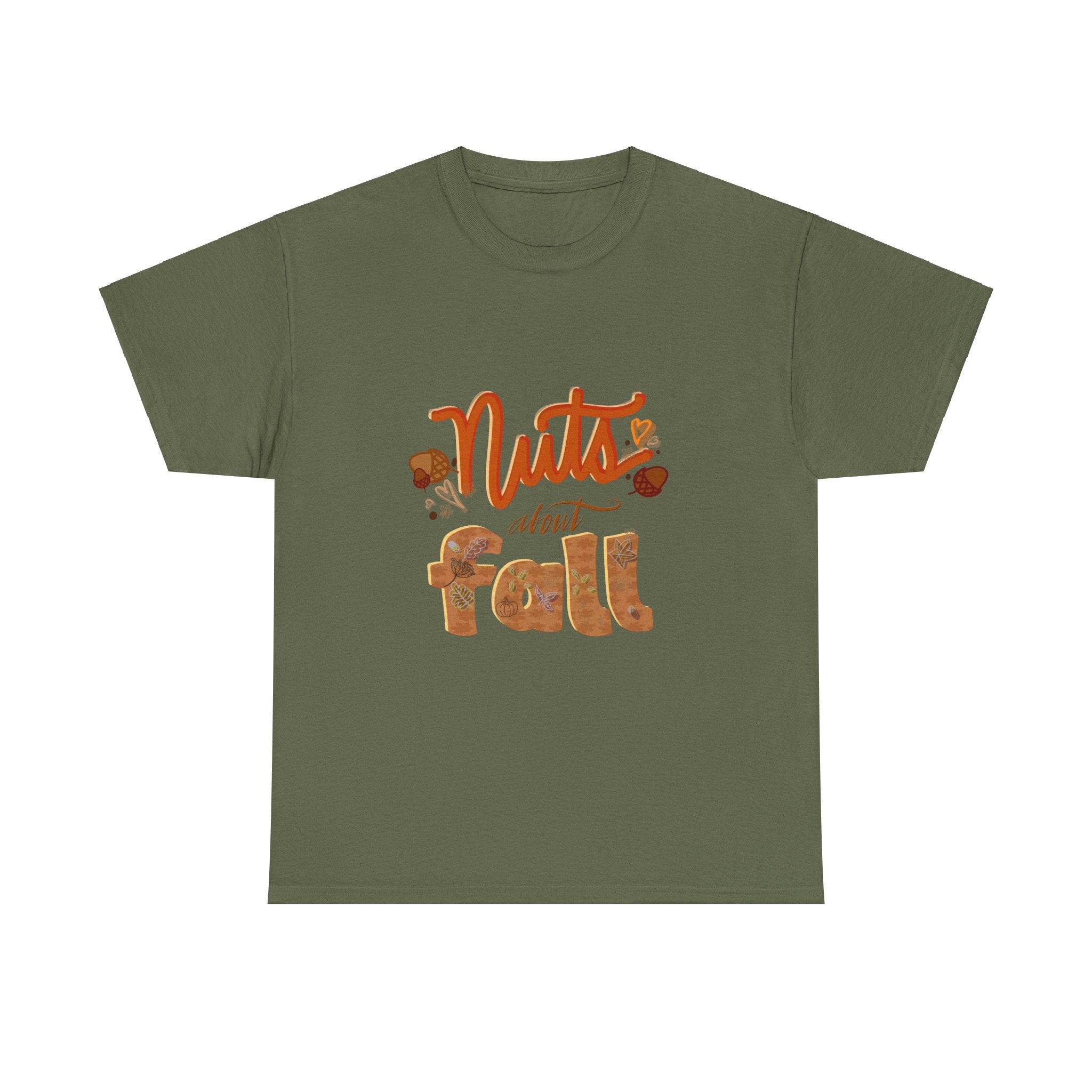 NUTS ABOUT FALL Unisex Heavy Cotton Tee