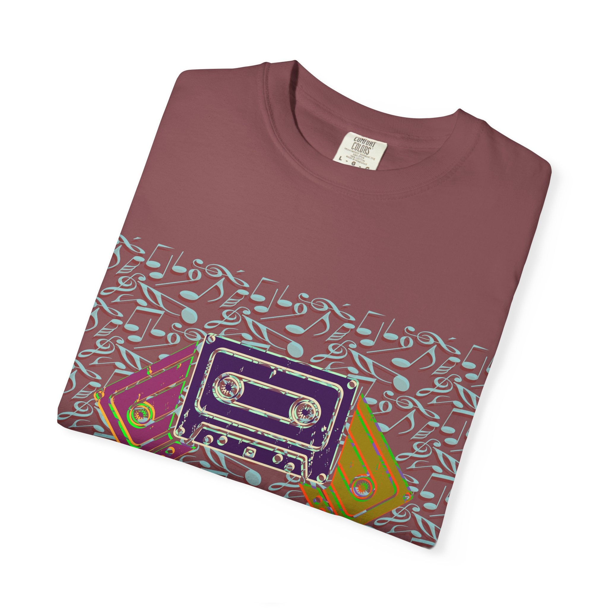 Cassette Tapes Garment-Dyed T-shirt