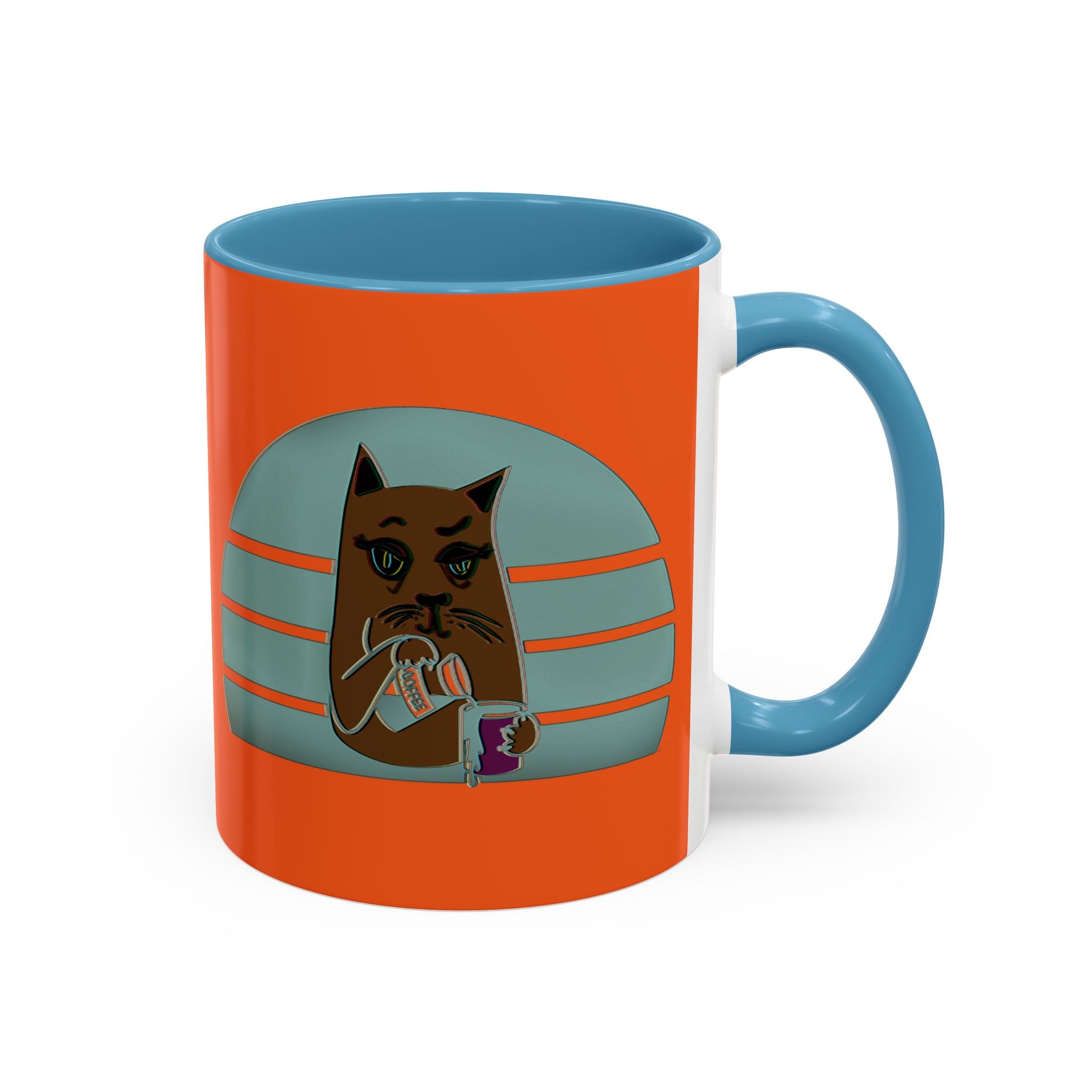 Mug - MEH Cat Accent Mug 11 oz - Funny Beverage