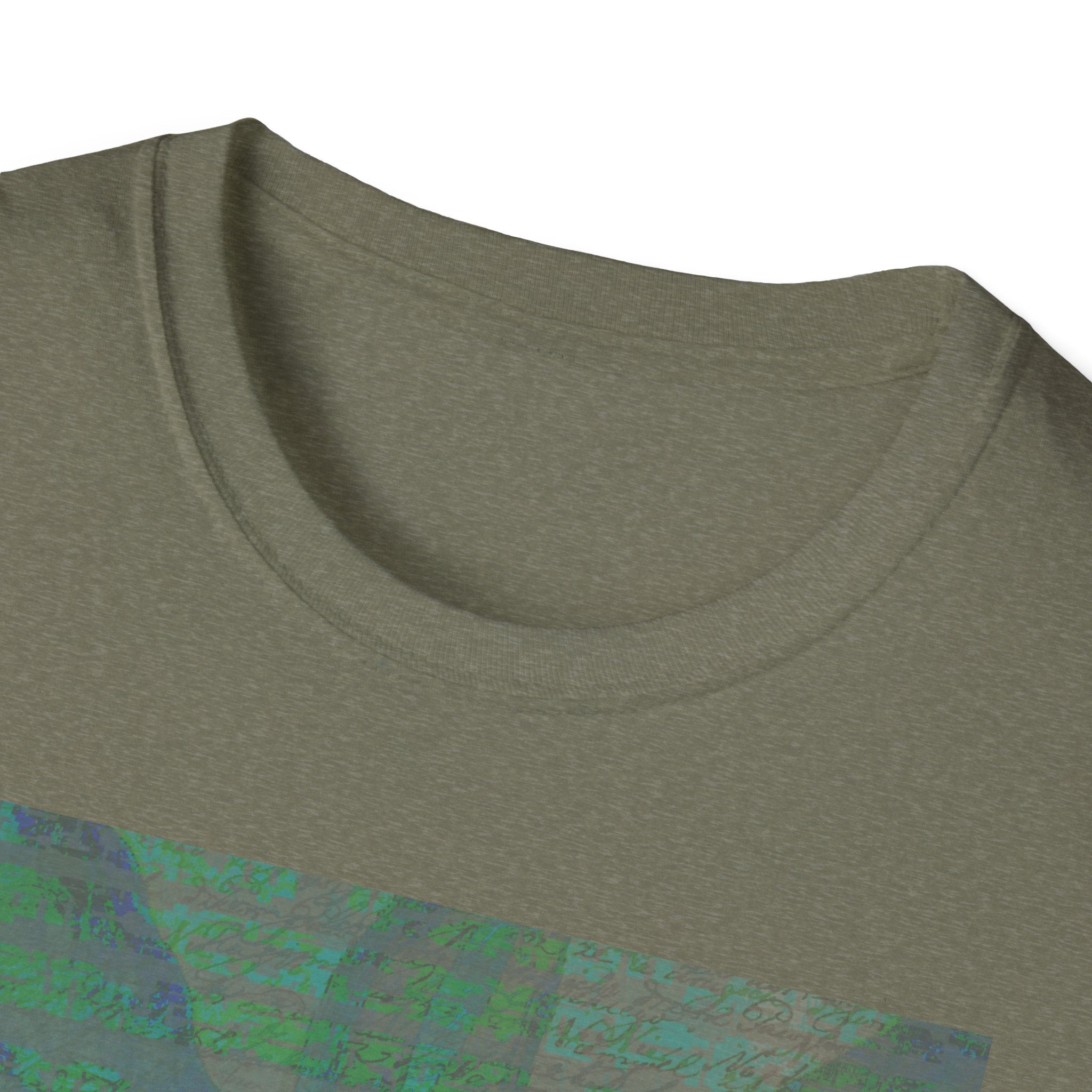 Artistic Unisex Softstyle T-Shirt - Modern Minimalist Design, Casual Wear, Everyday Top, Gift for Art Lovers, Unique Graphic Tee