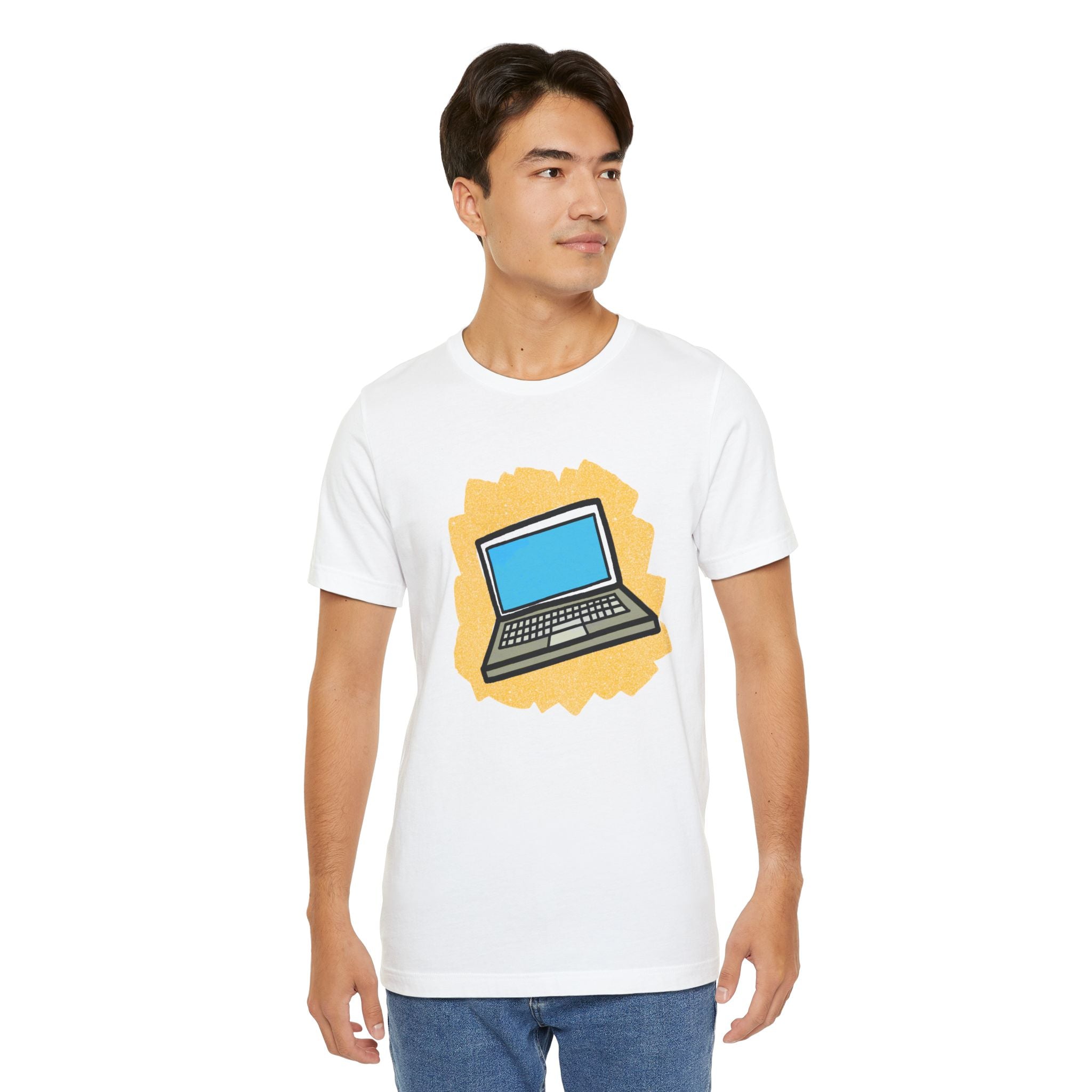 Colorful Tech Unisex T-Shirt - Bright Computer Fun Design