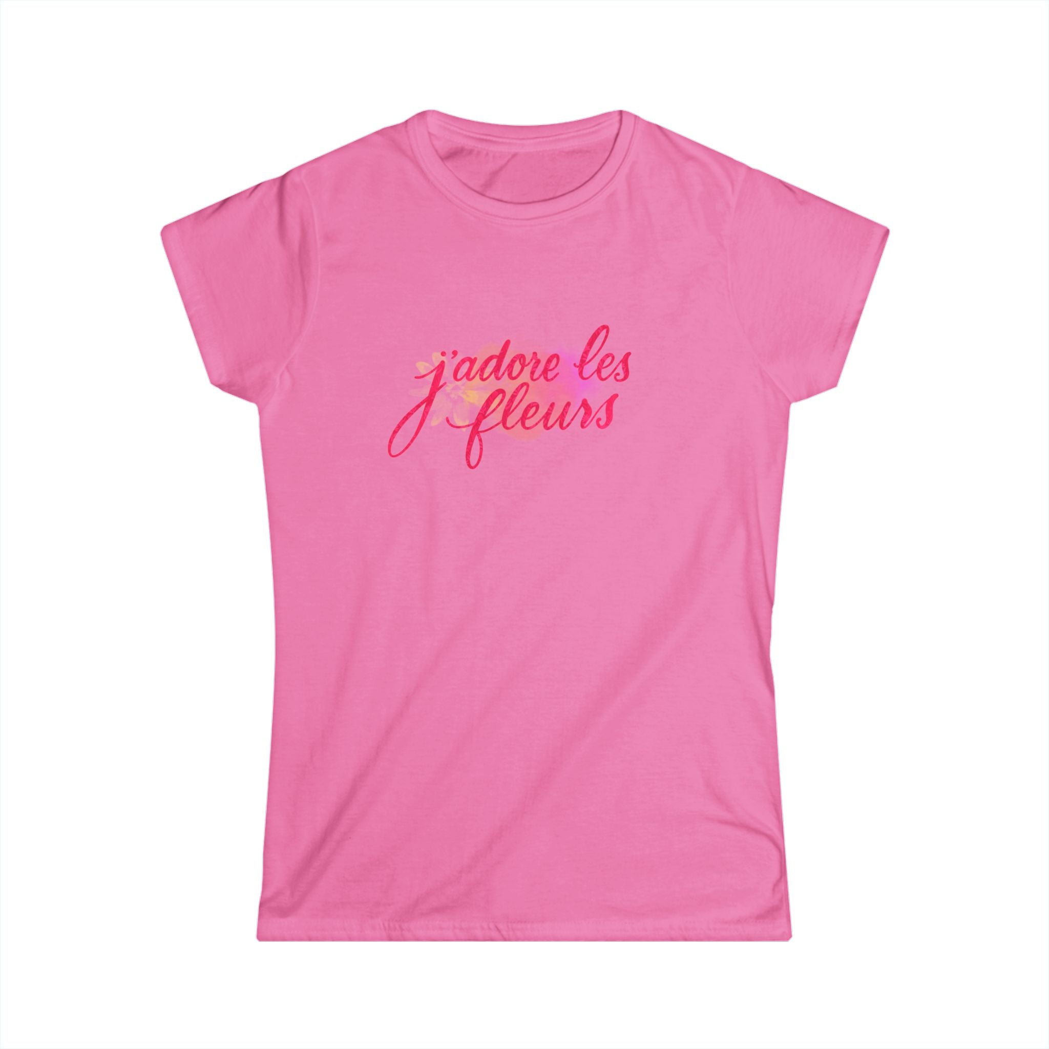 Floral Love Women's Tee, Cute Graphic Shirt, Casual Chic Top, Spring Fashion, Gift for Flower Lovers