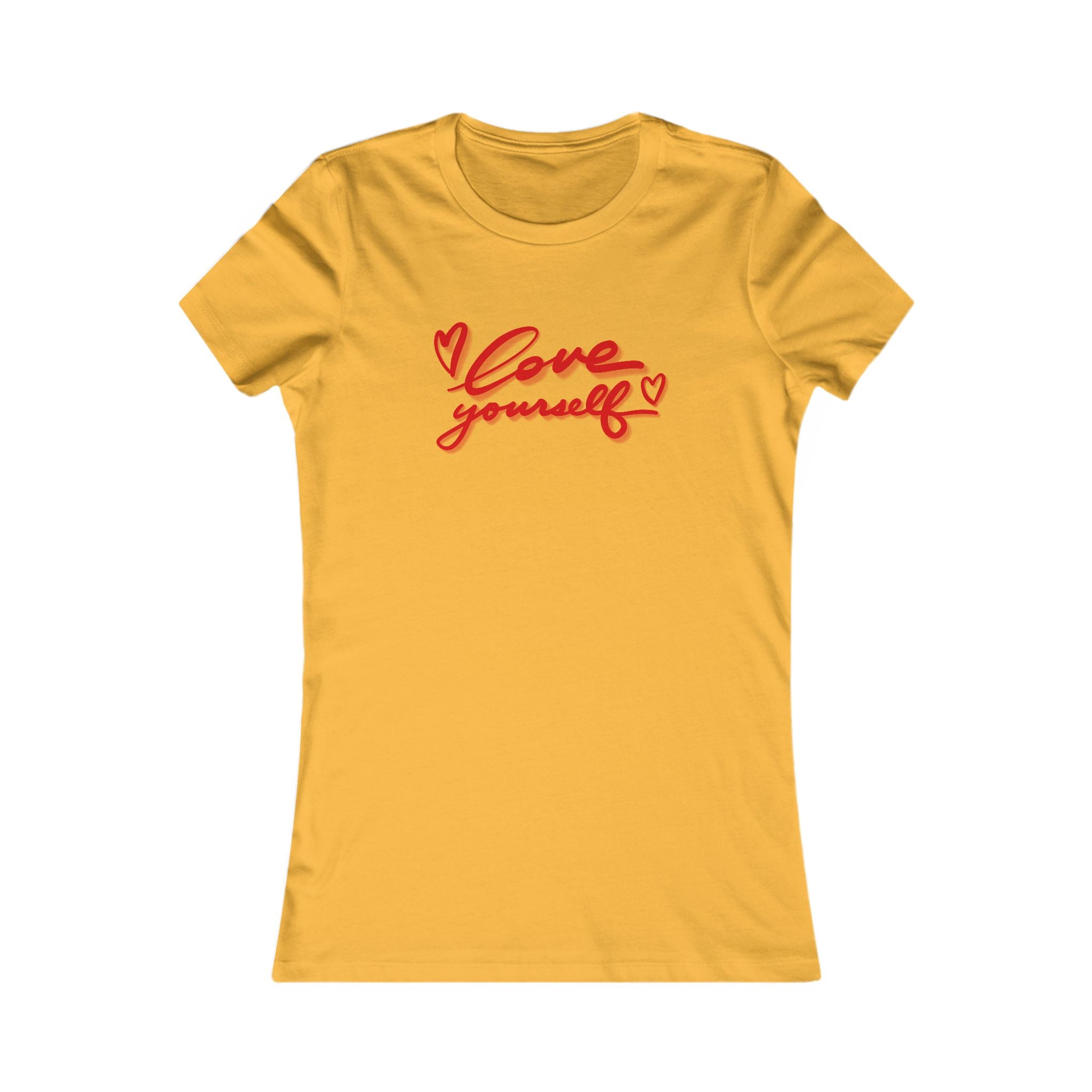 Love Yourself Women's Tee - Inspirational Shirts for Self-Care