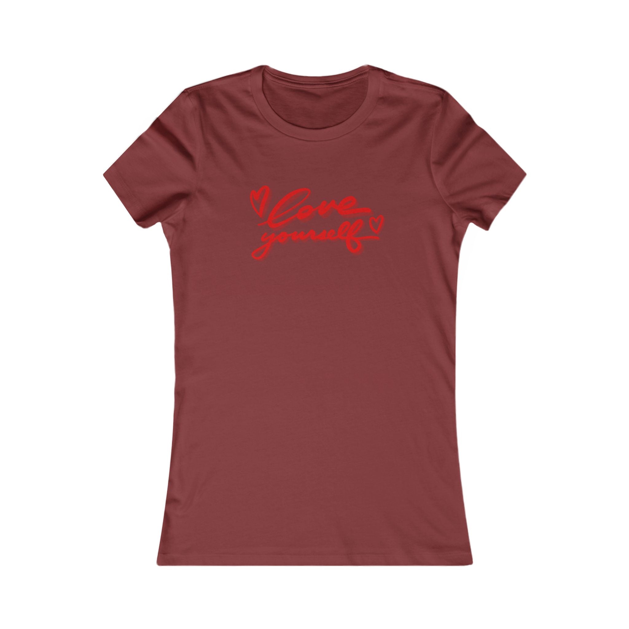 Love Yourself Women's Tee - Inspirational Shirts for Self-Care