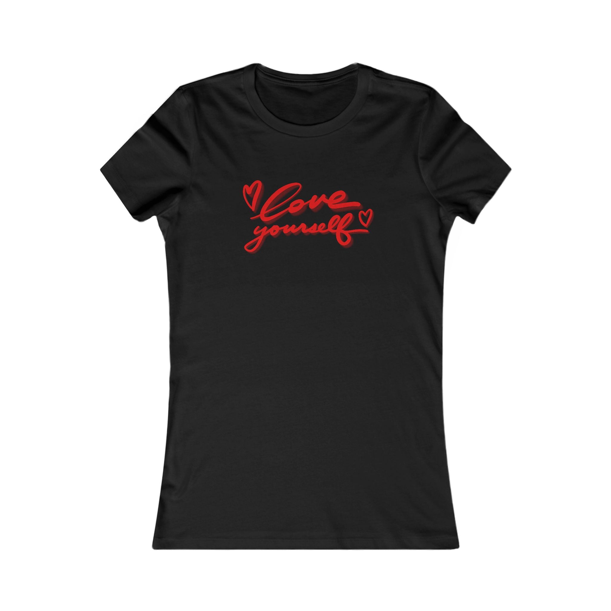 Love Yourself Women's Tee - Inspirational Shirts for Self-Care