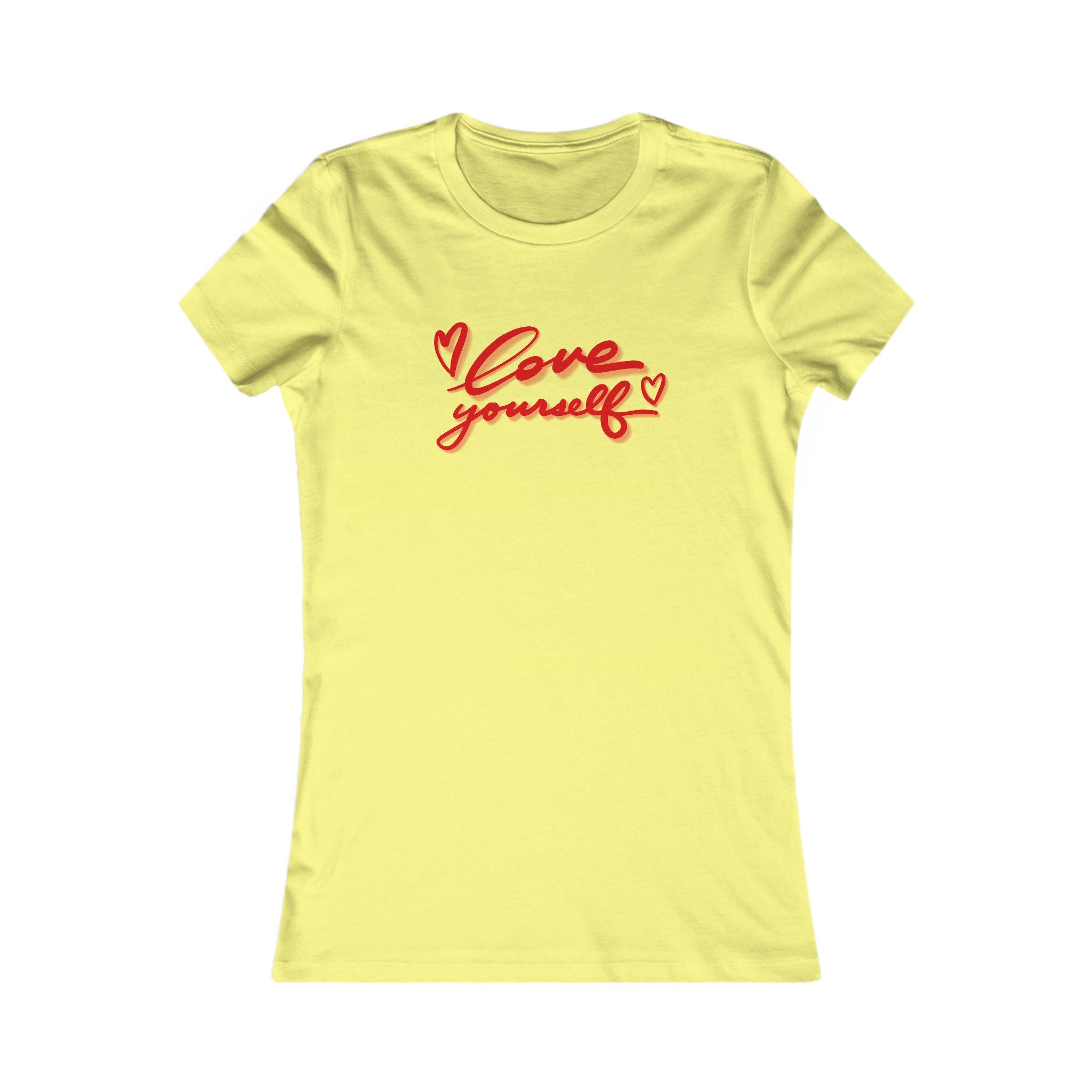 Love Yourself Women's Tee - Inspirational Shirts for Self-Care