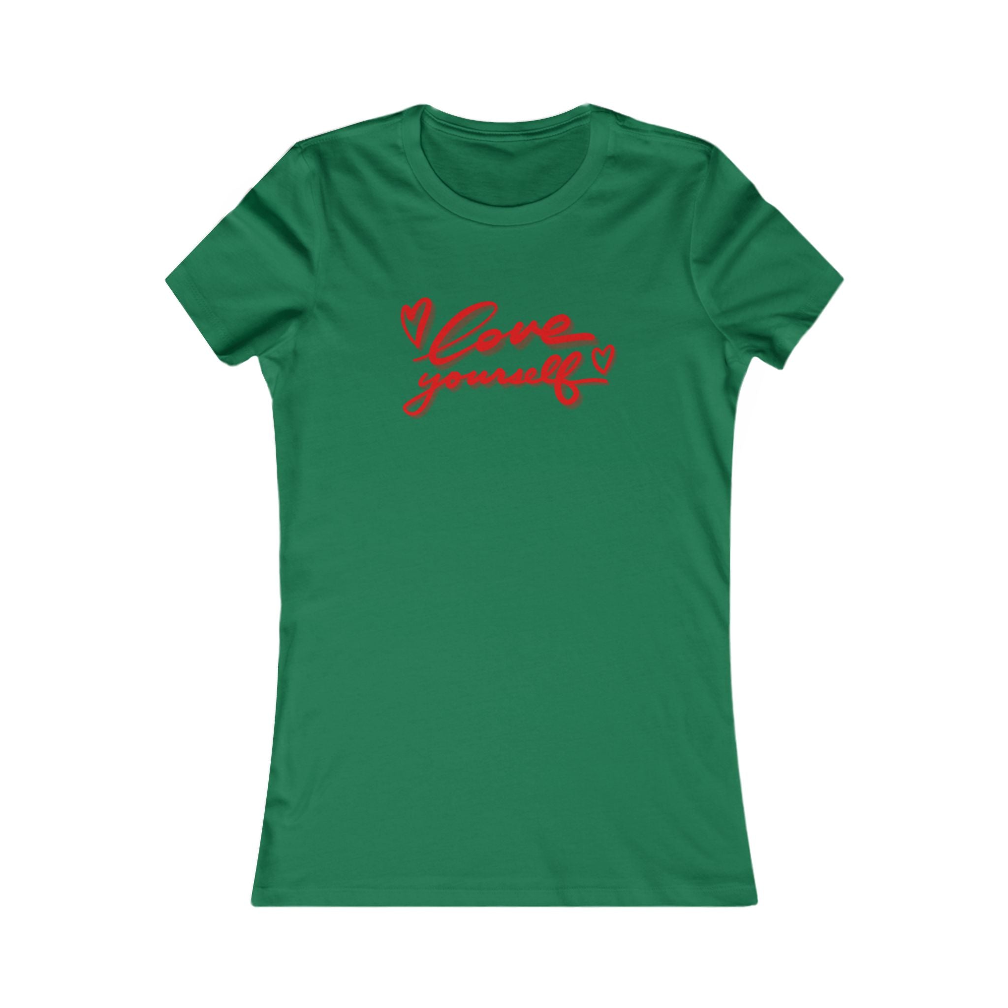 Love Yourself Women's Tee - Inspirational Shirts for Self-Care