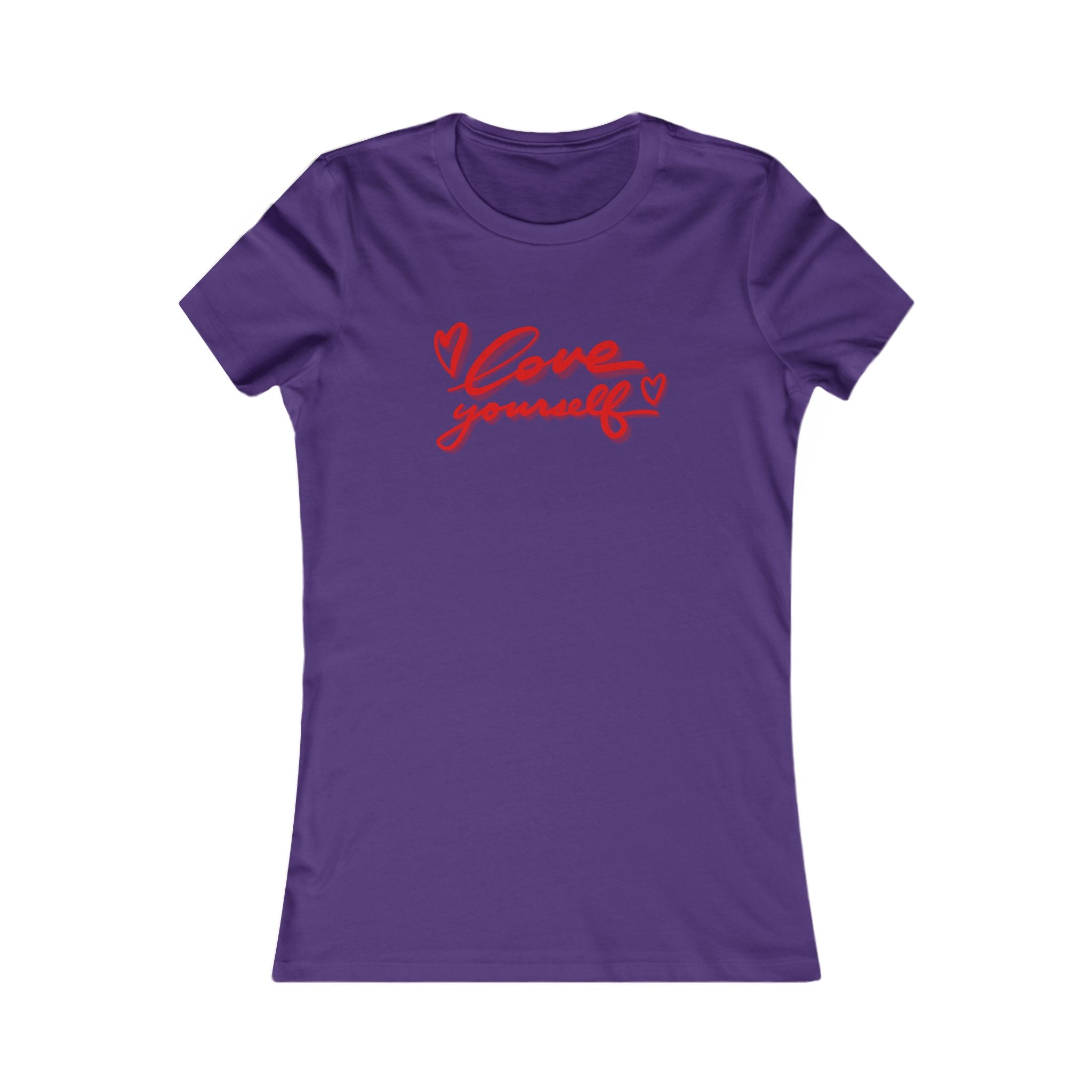Love Yourself Women's Tee - Inspirational Shirts for Self-Care