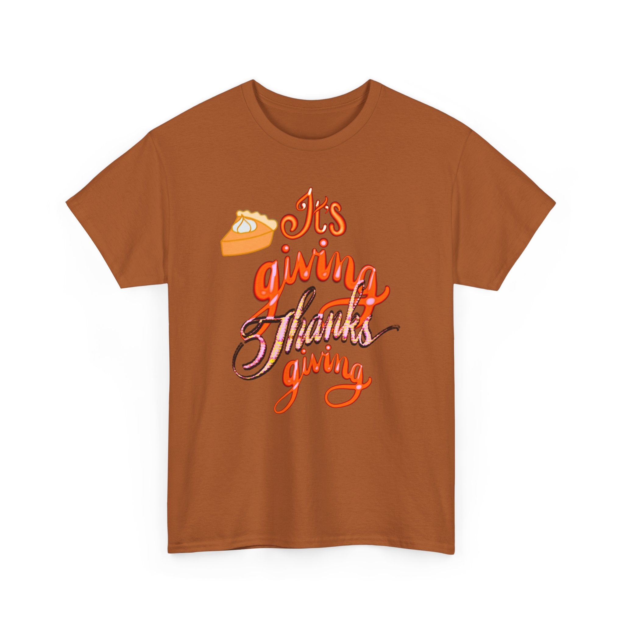 IT’S GIVING THANKSGIVING Unisex Heavy Cotton Tee