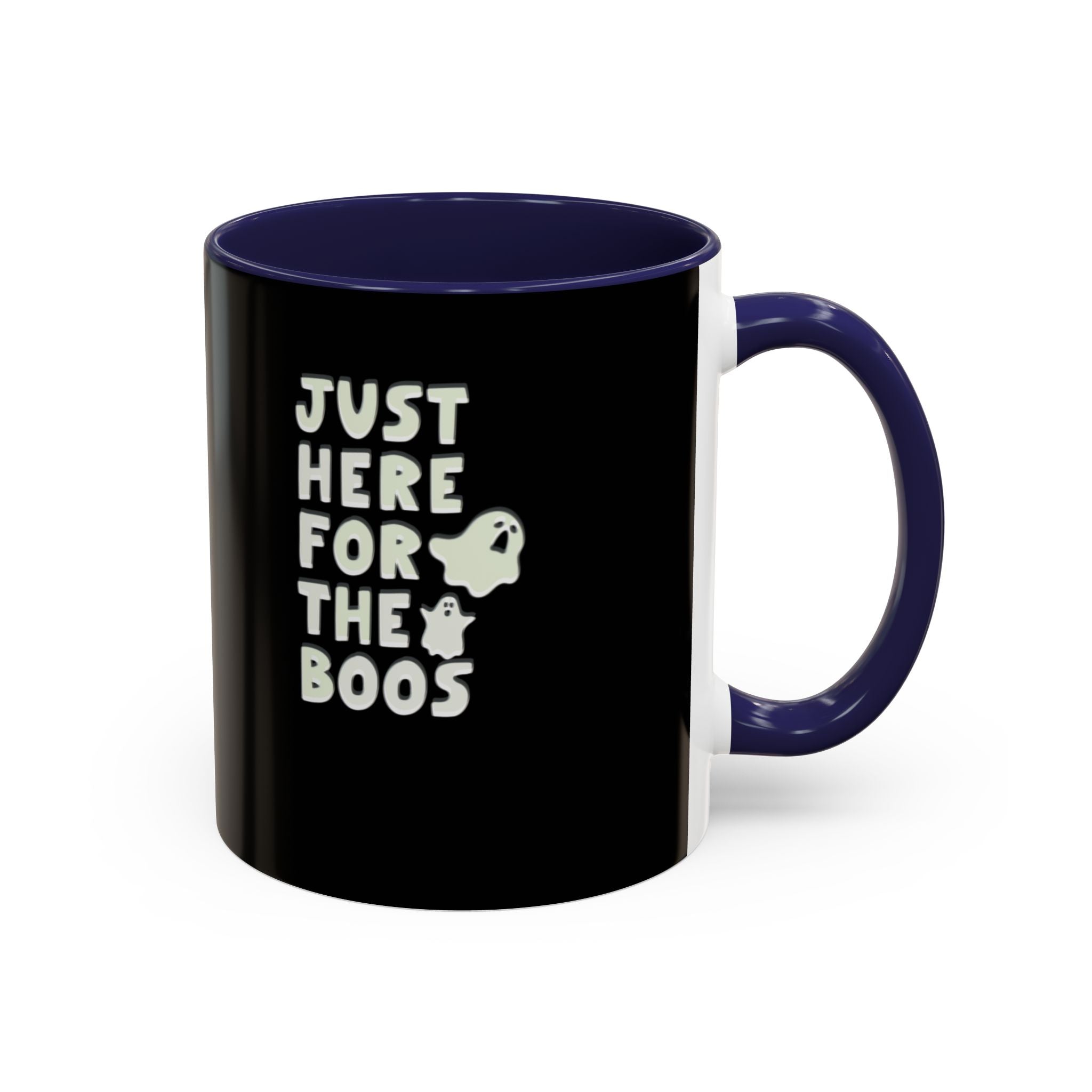 HERE FOR THE BOOS FUNNY HALLOWEEN 11 oz Coffee Mug