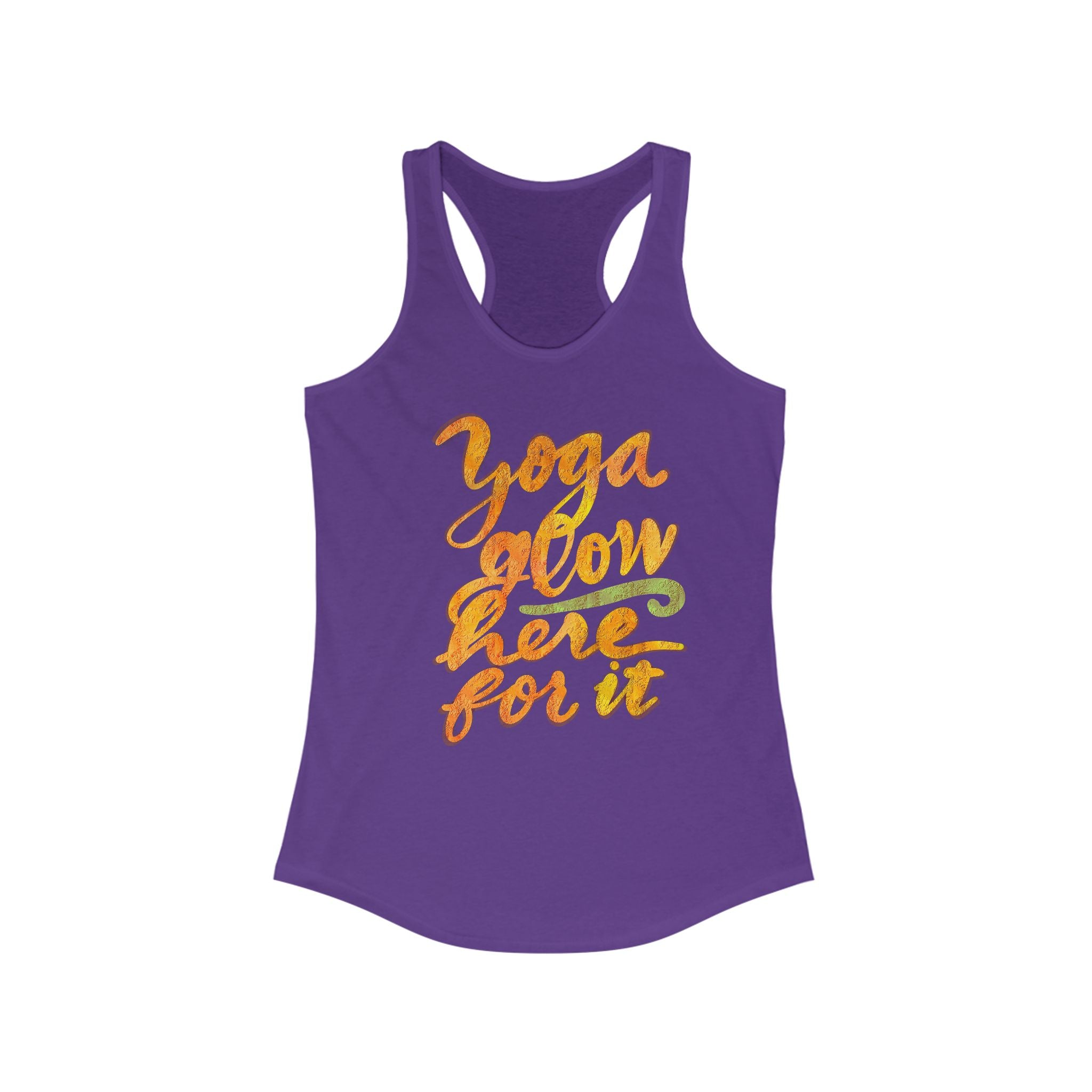 YOGA GLOW RACERBACK TANK
