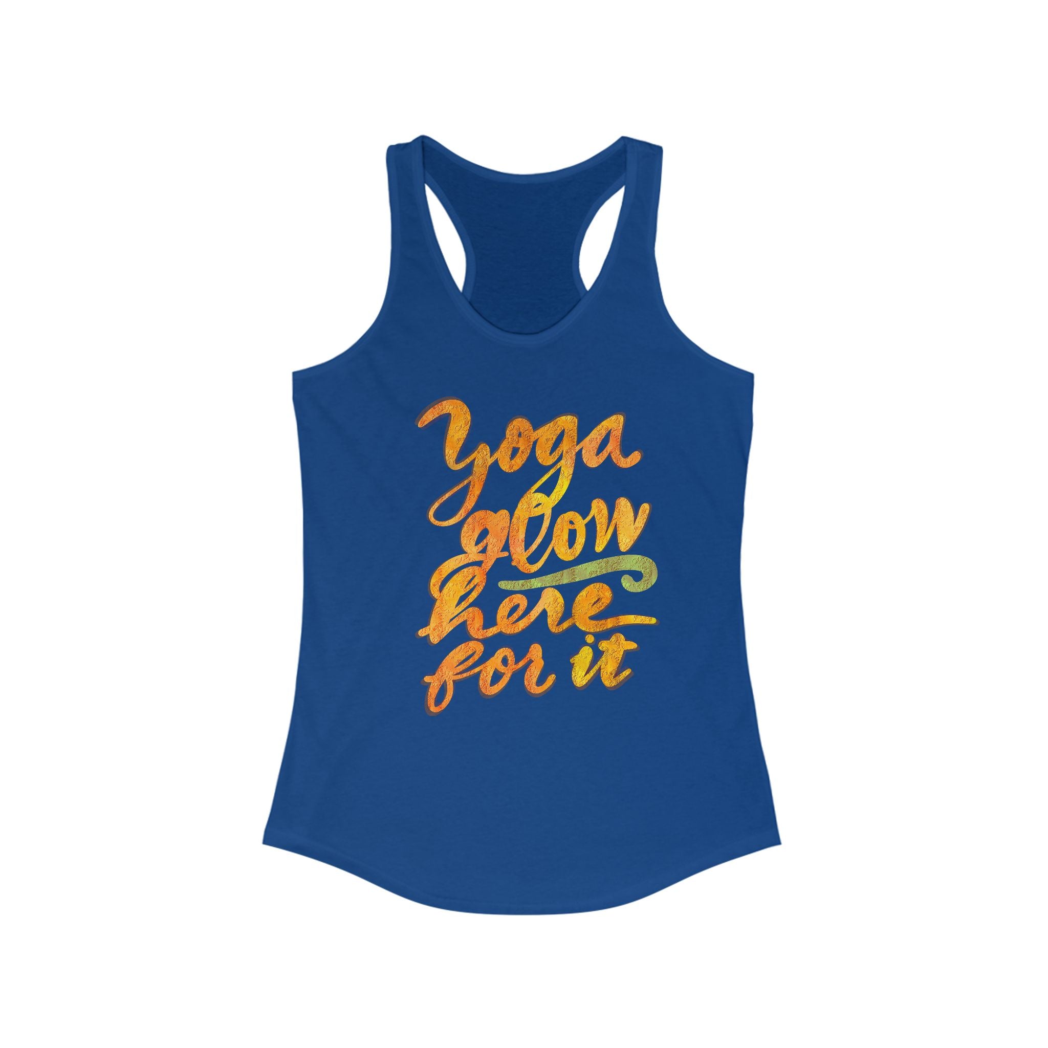 YOGA GLOW RACERBACK TANK
