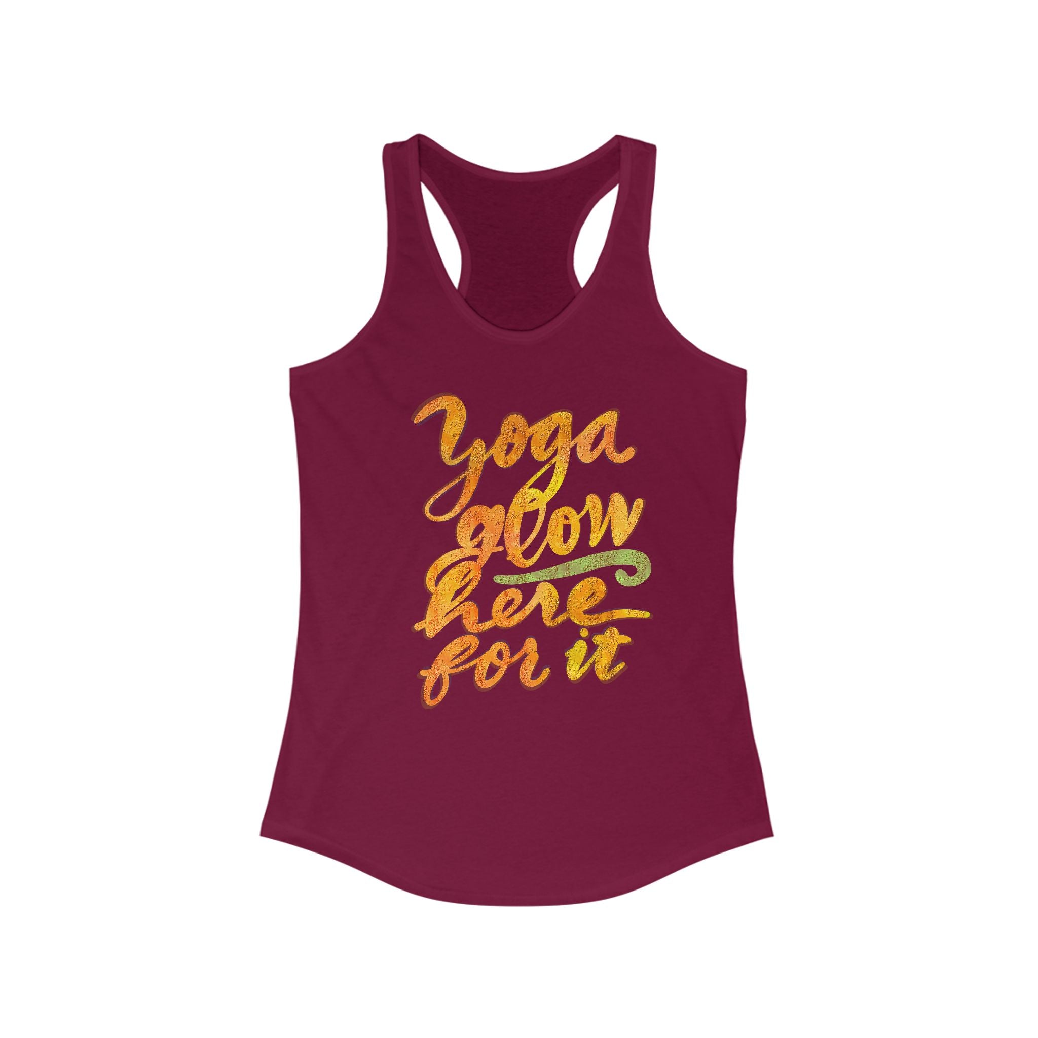 YOGA GLOW RACERBACK TANK